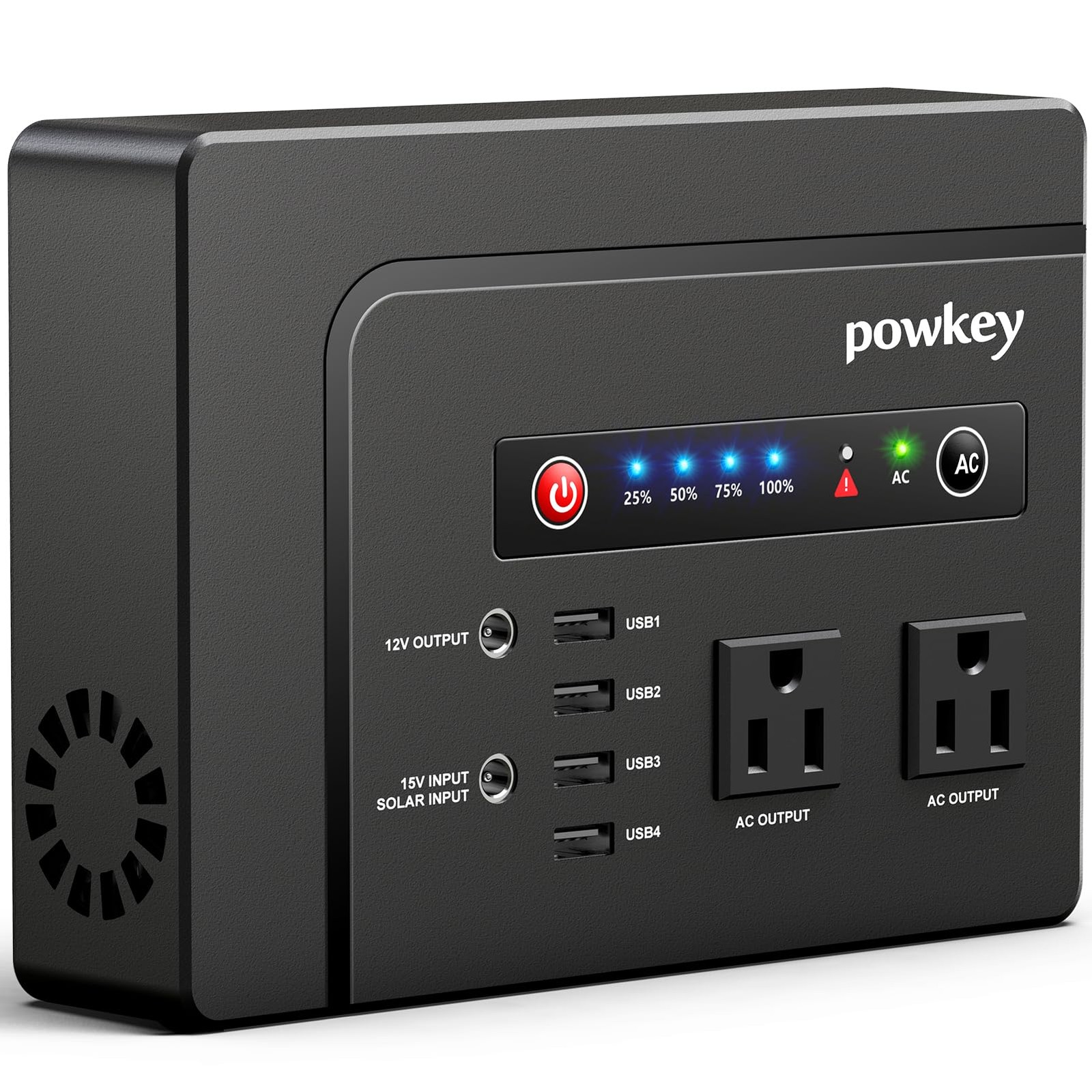 powkey Portable Power Station 200W, 146Wh Portable Solar Generator Battery Pa…