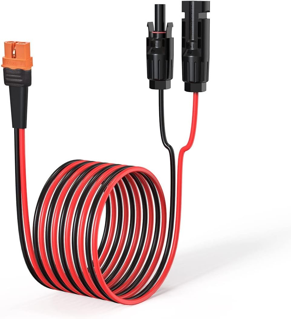 12AWG 10FT Solar to XT60i Cable 2 10 25 35 50 75 100FT Solar Connector to XT60i