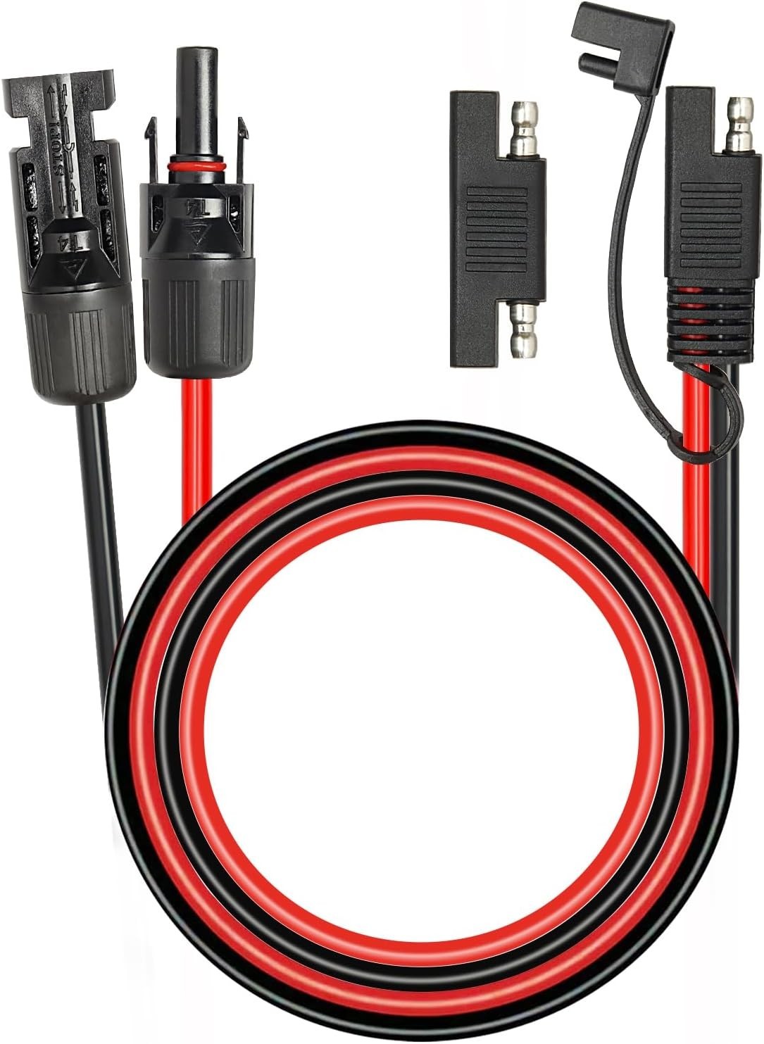 15FT 10AWG Solar Extension Cable with SAE Polarity Reverse
