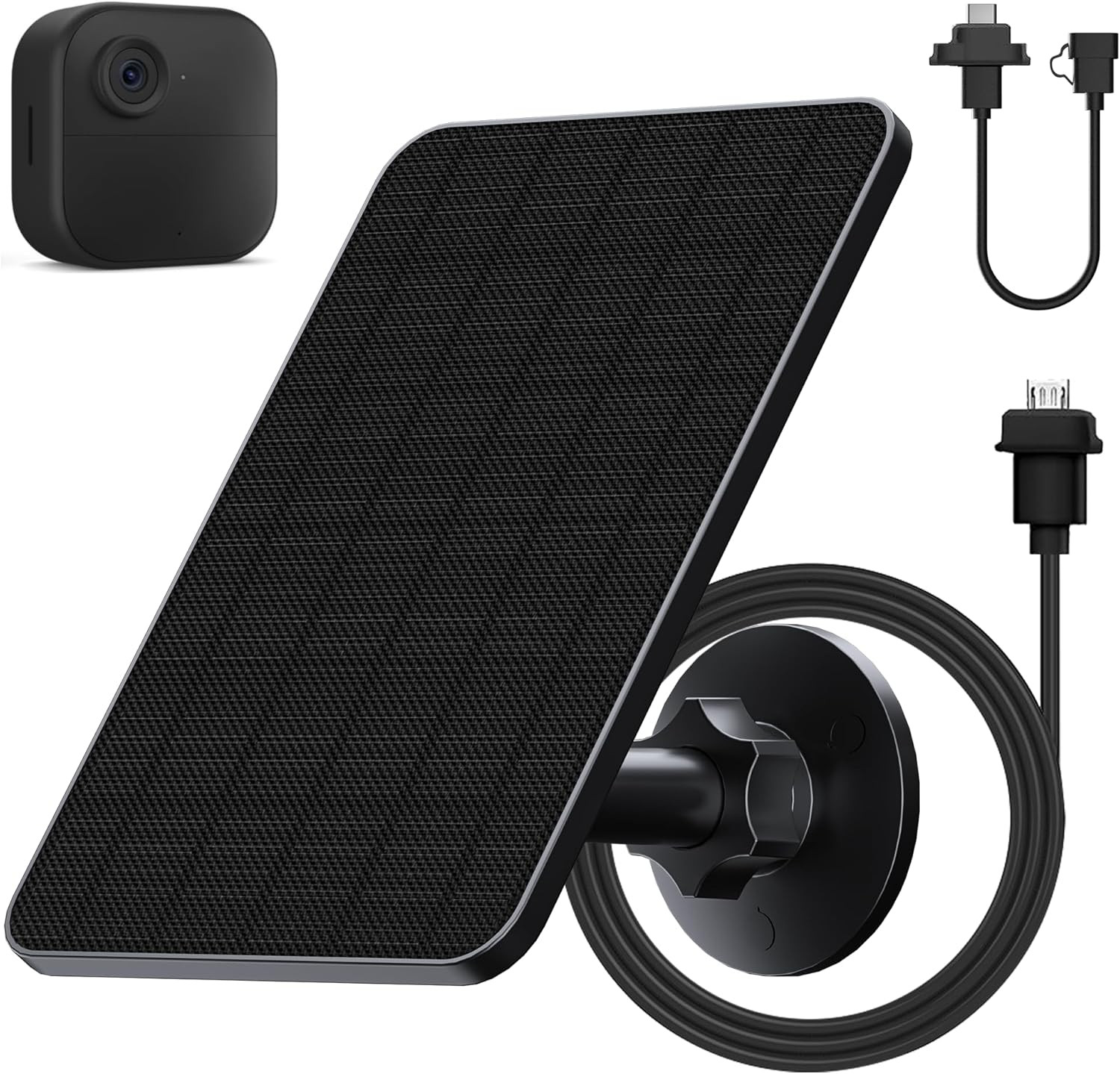 Solar Charger for Blink Outdoor Cameras, 4W, Adjustable Mount, IP65 Waterproof