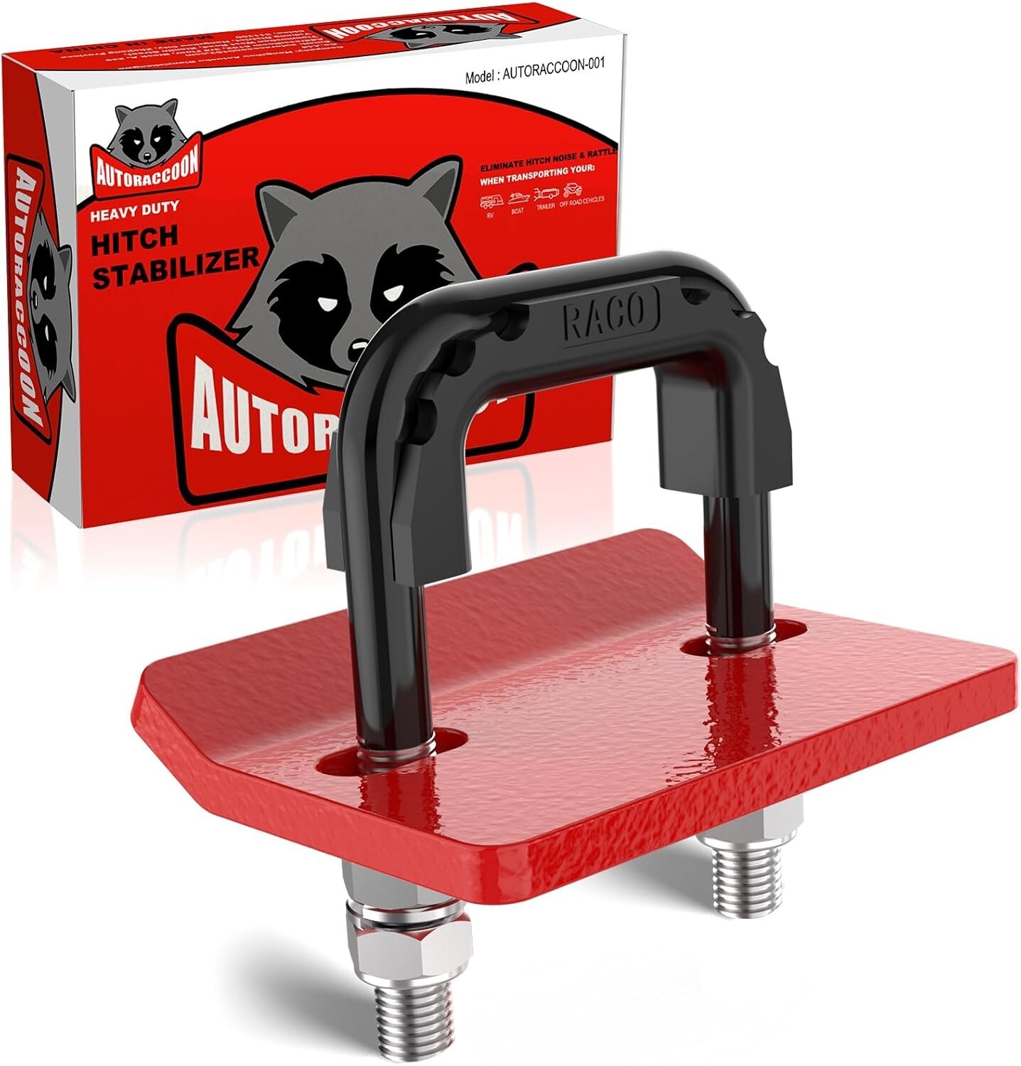 Hitch Tightener Anti-Rattle Clamp – Heavy Duty Hitch Stabilizer for 1.25″ and 2″