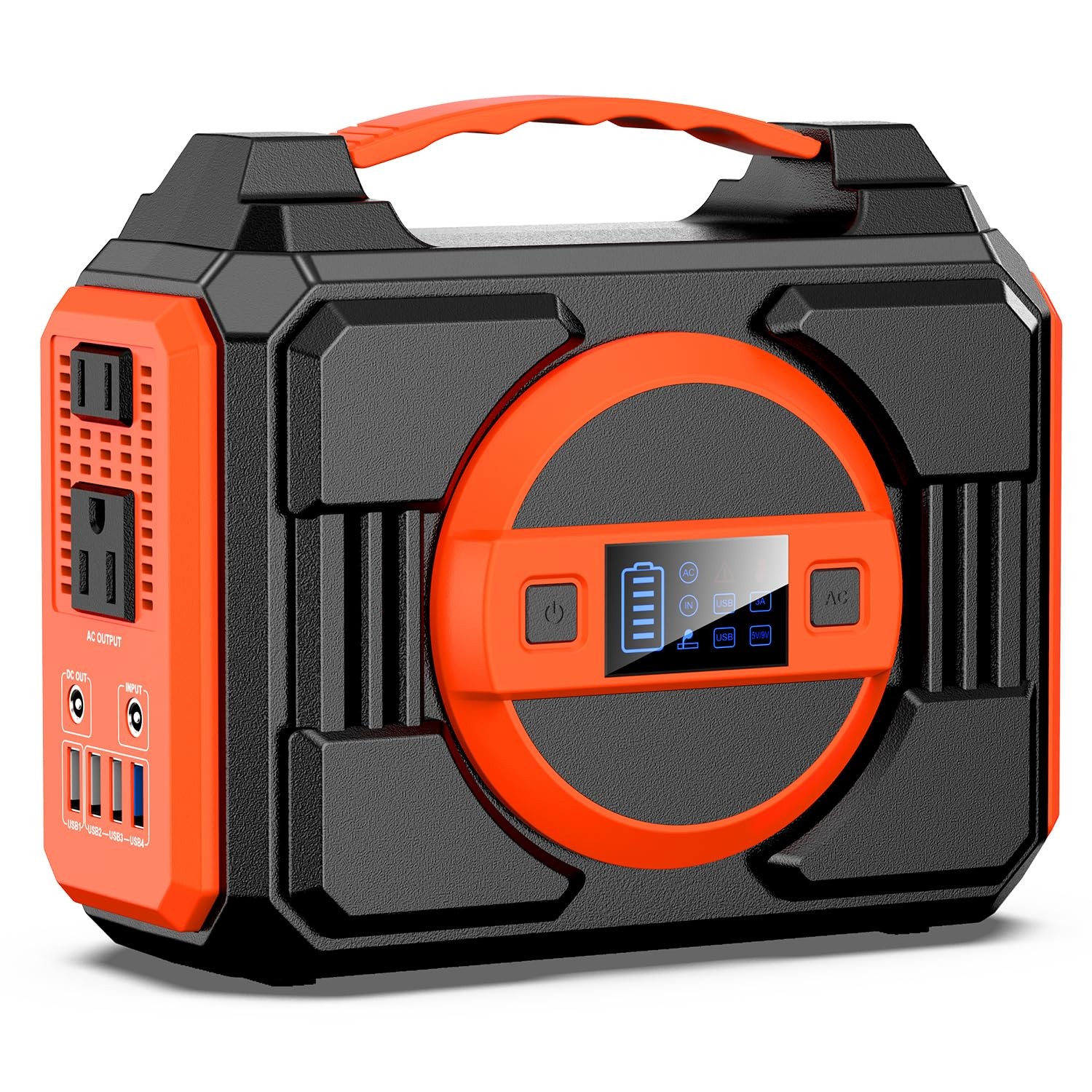 Portable Power Station 300W, Outdoor Solar Generator Backup Battery Pack 220W…