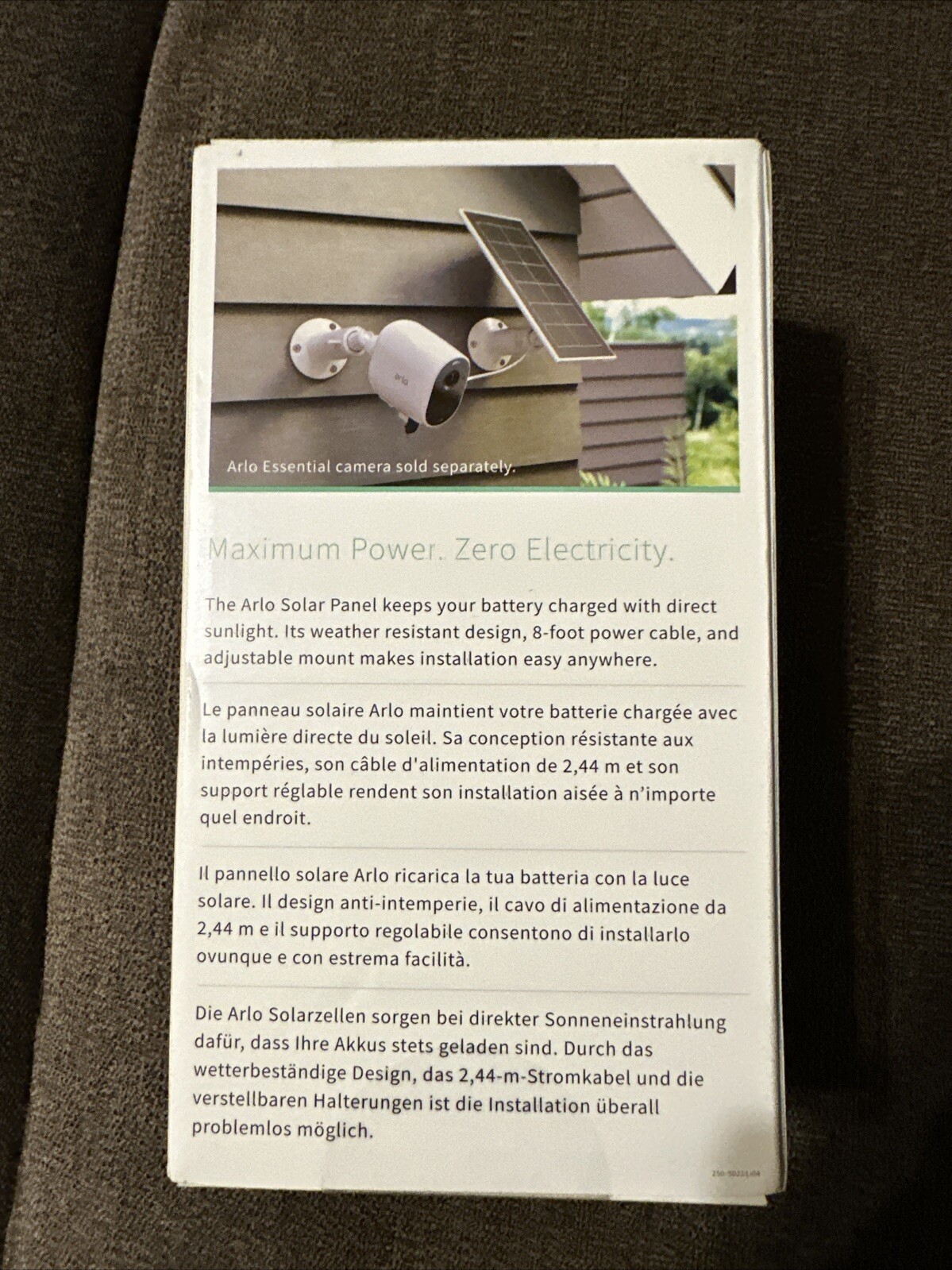 Arlo VMA3600 Solar Panel