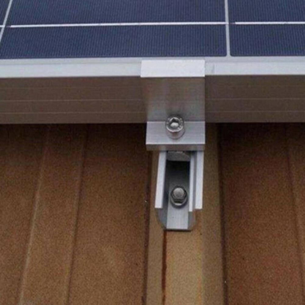 10Pcs Solar Panels Mid Clamps for Unistrut Aluminium Panel Brackets 30Mm/35Mm US
