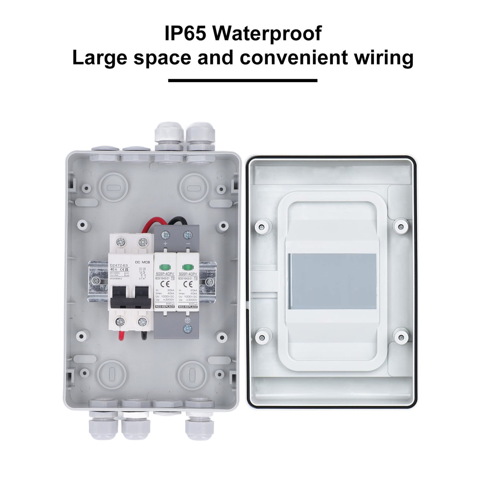 PV Combiner Box IP65 Waterproof Protection Photovoltaic Solar
