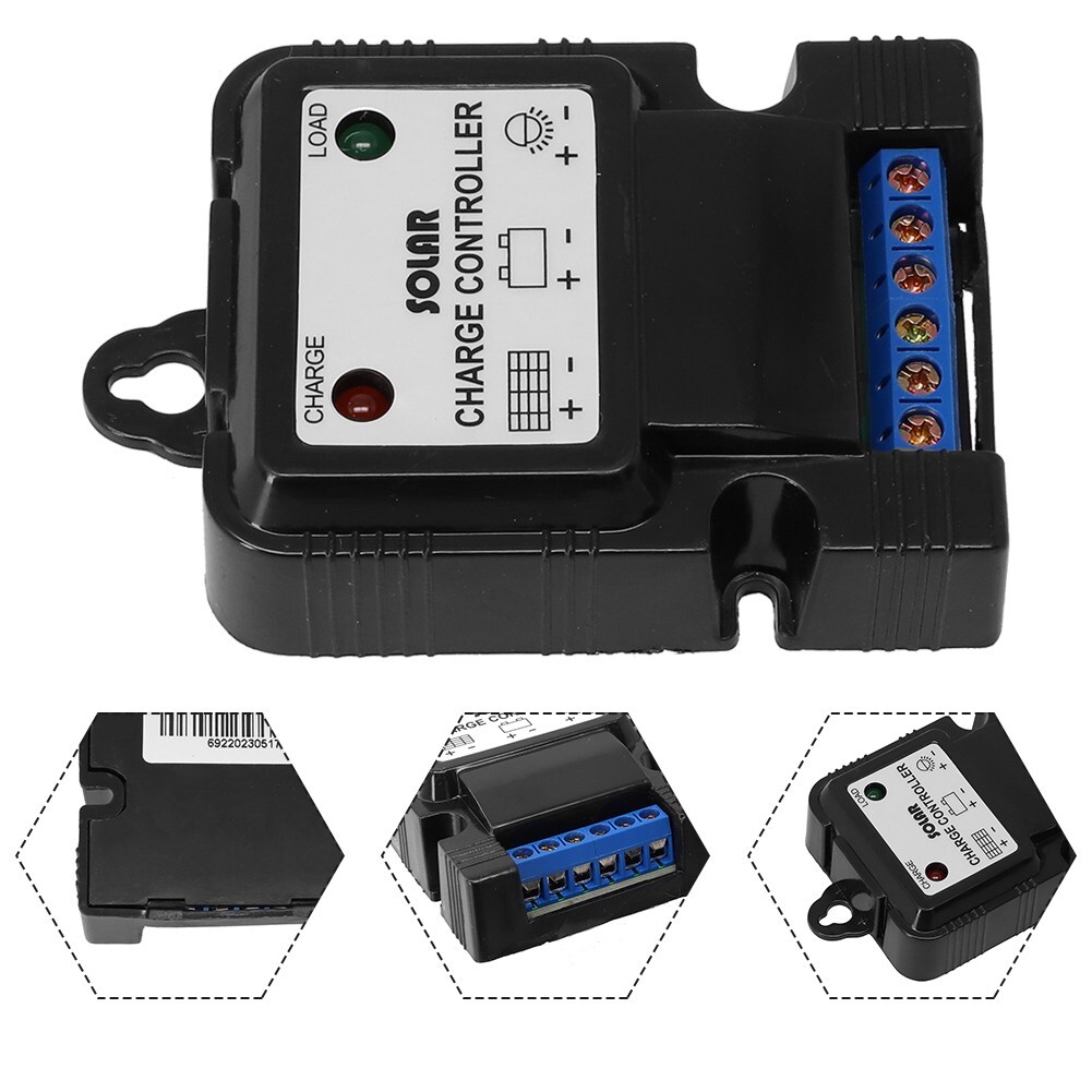 6V/12V Solar Charge Controller 3A for PWM Solar Panel Battery Charger USB