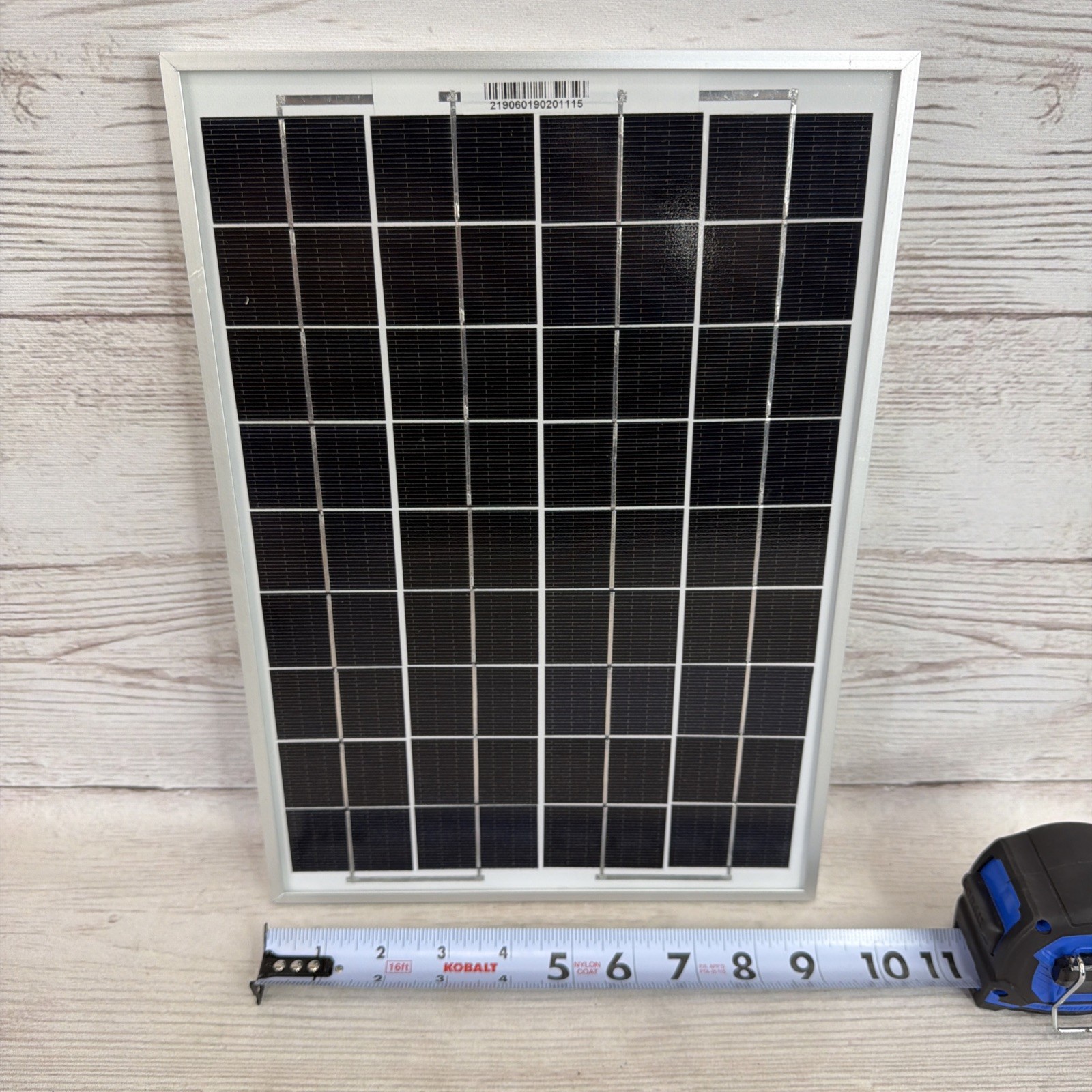 New Megsun 10 Watt 12V High Efficiency Mono Solar Panel w/ Alligator Clips FSHP