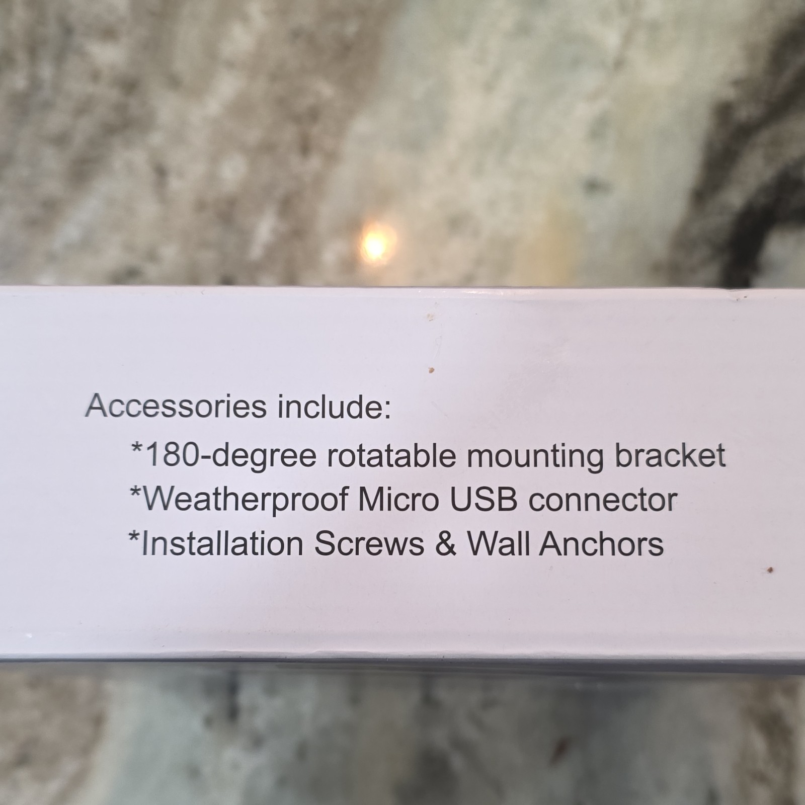 Weatherproof Solar Panel for Ring & Reolink Cameras, Micro USB, 180° Mount