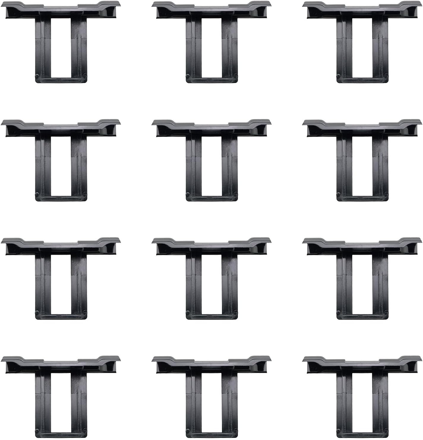 12PCS Plastic Photovoltaic Panel Drainage Clip 40Mm Solar Panel Drainage Chute D