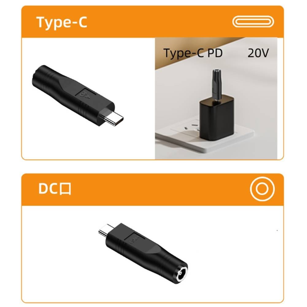 USB C to DC Adapter for Starlink For Mini 20V 100W+ PD RV Power Supply