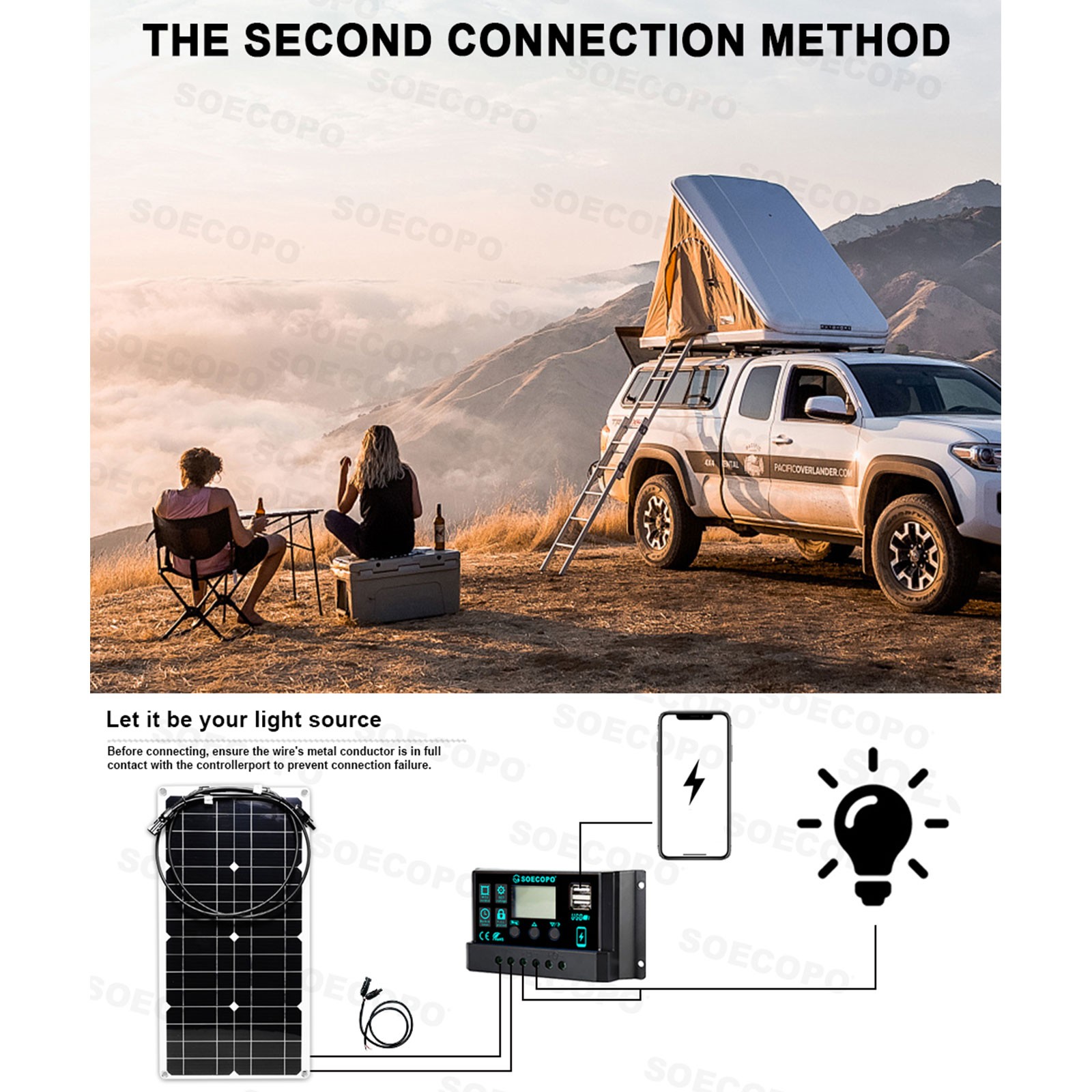 20000W Peak Solar System Kit Panel 12V/24V To 110V/220V Inverter