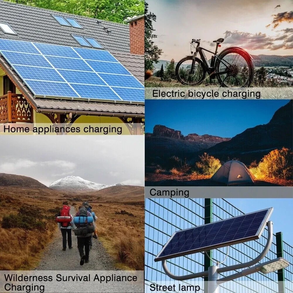 20W Solar Panel Kit 10A 12V Battery Charger w/ Controller Caravan Boat RV 1Pack