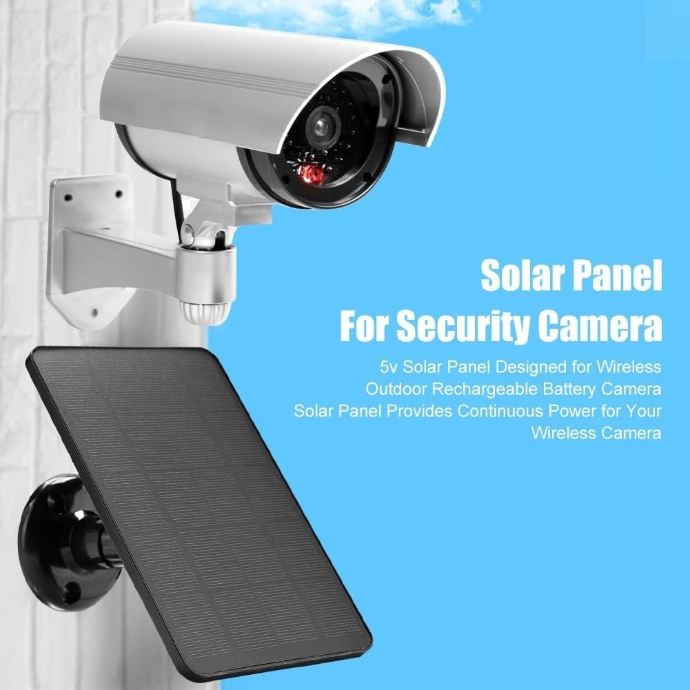 Efficient 4W Solar Panel Charger for Doorbell & Security Cameras – Easy Install