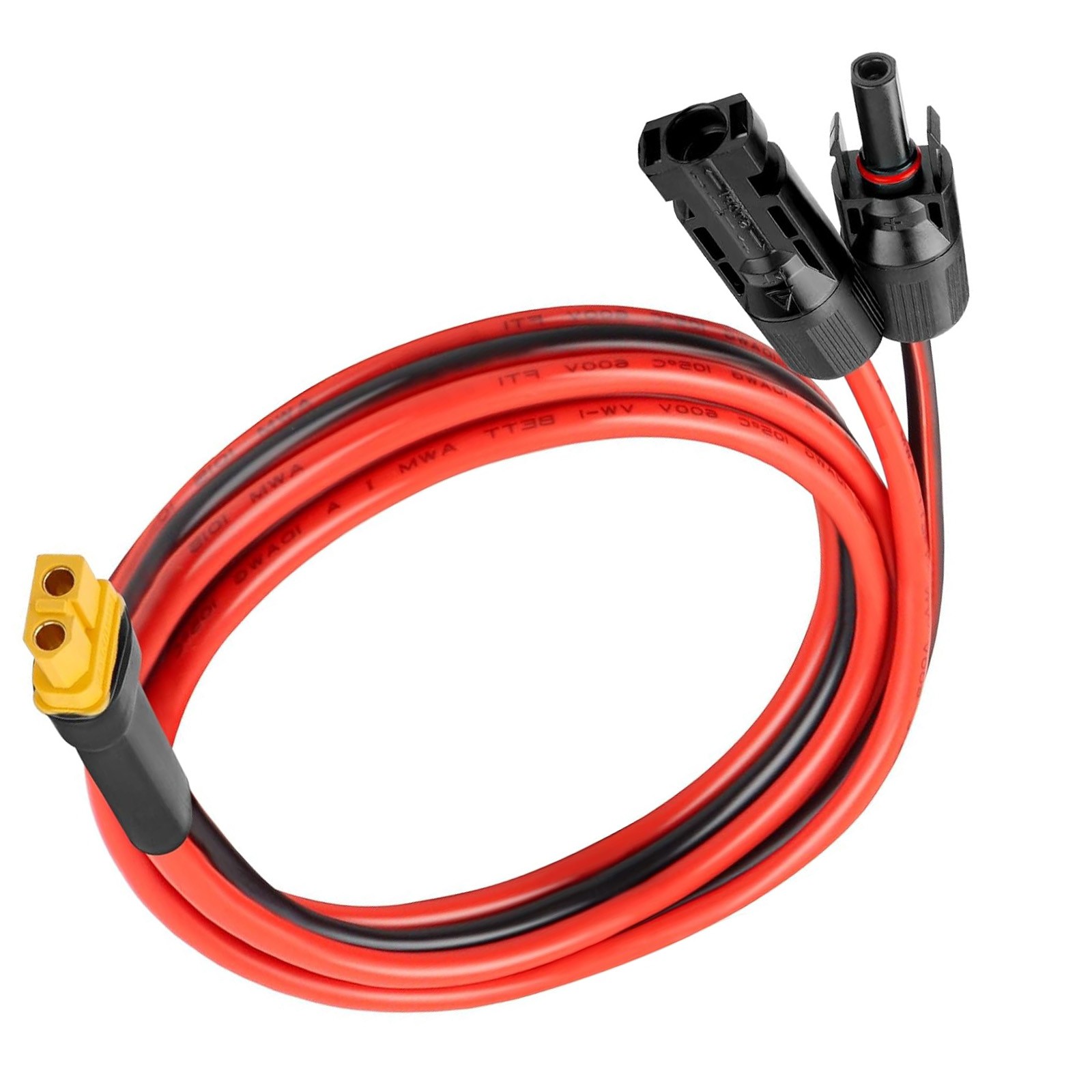 XT60 Female to Solar Connector Extension Cable Wire for Solar Generator