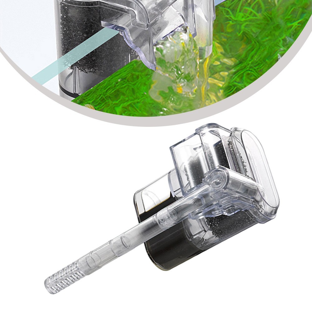 Aquatic Environment Enhancer Compact USB Wall Mounted Fish Tank Filter