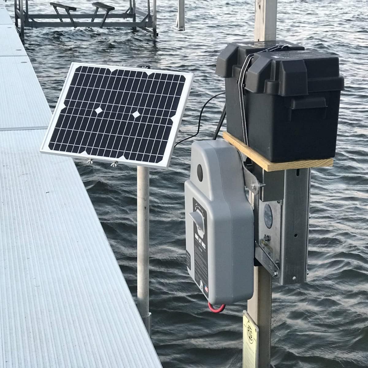 12V 20W Solar Battery Trickle Charger & Maintainer – Waterproof 20 Watt Solar…
