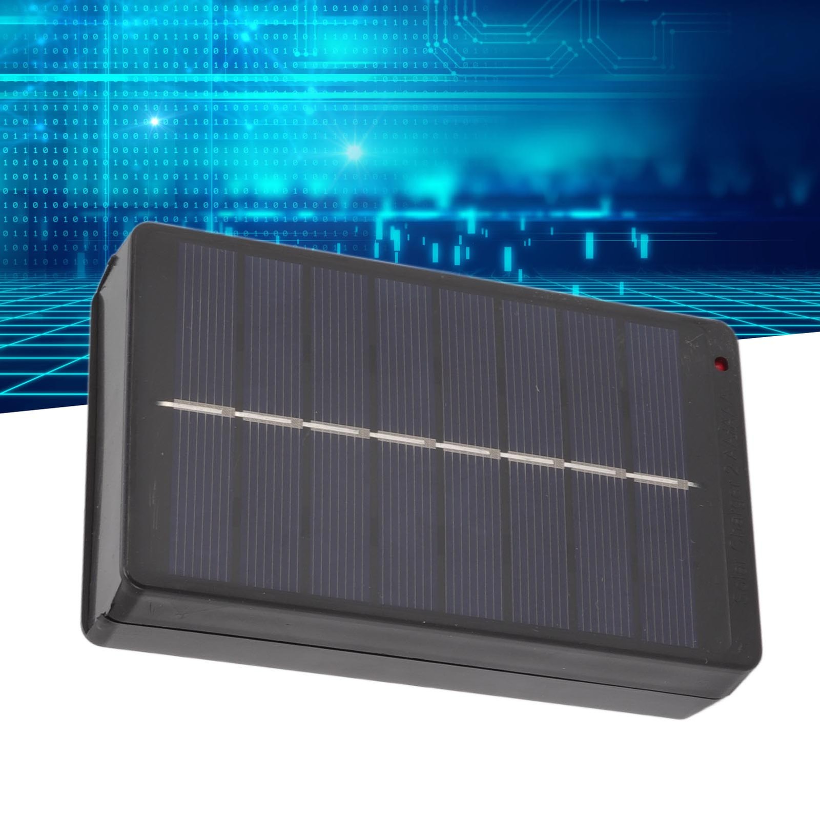 Solar Panel Battery Charger Charging Case Box 1W 4V for AA AAA 1.2V Battery WT