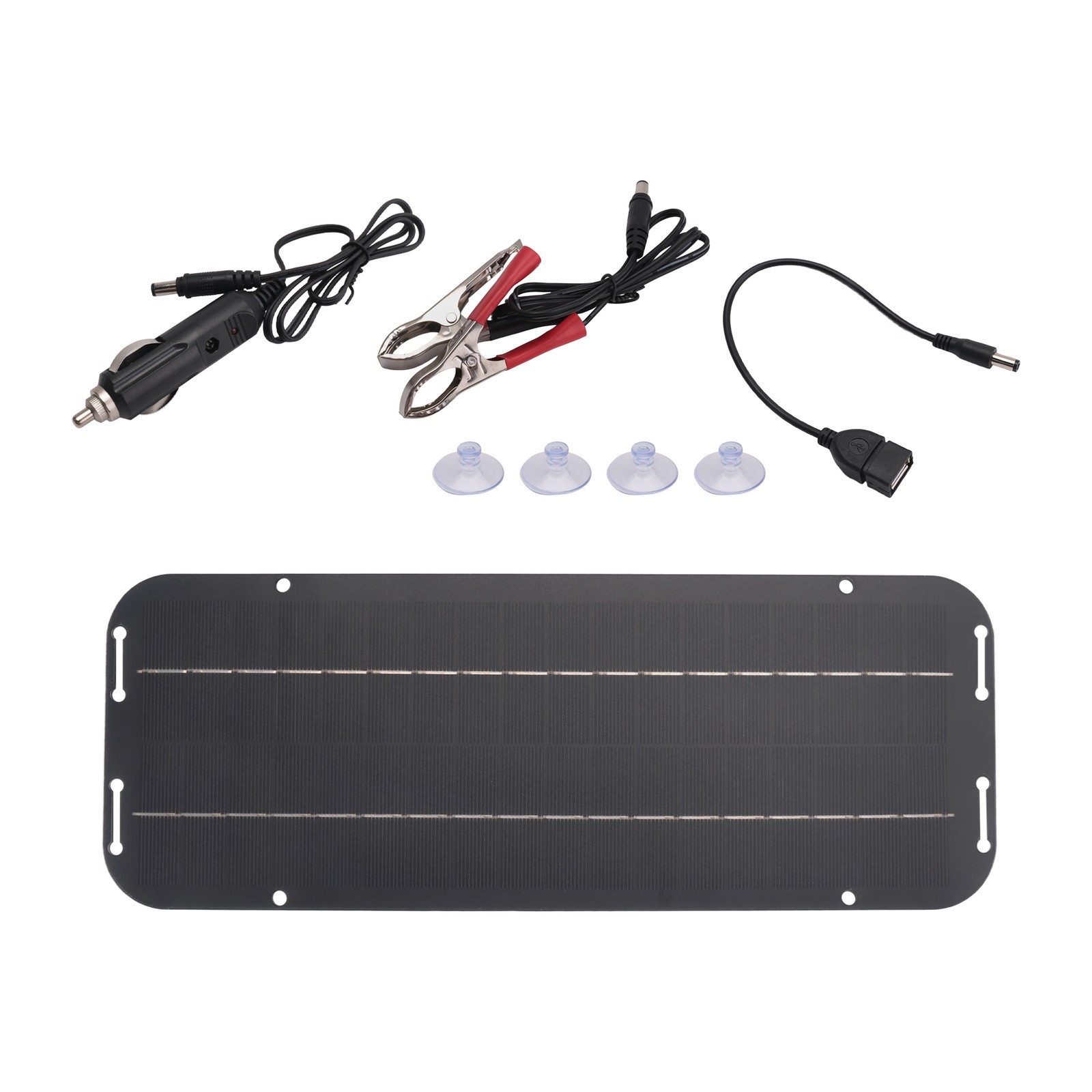 12V 6W Solar Panels Car Motorcycle Kick Scooter Portable Solar Panel Car 9163