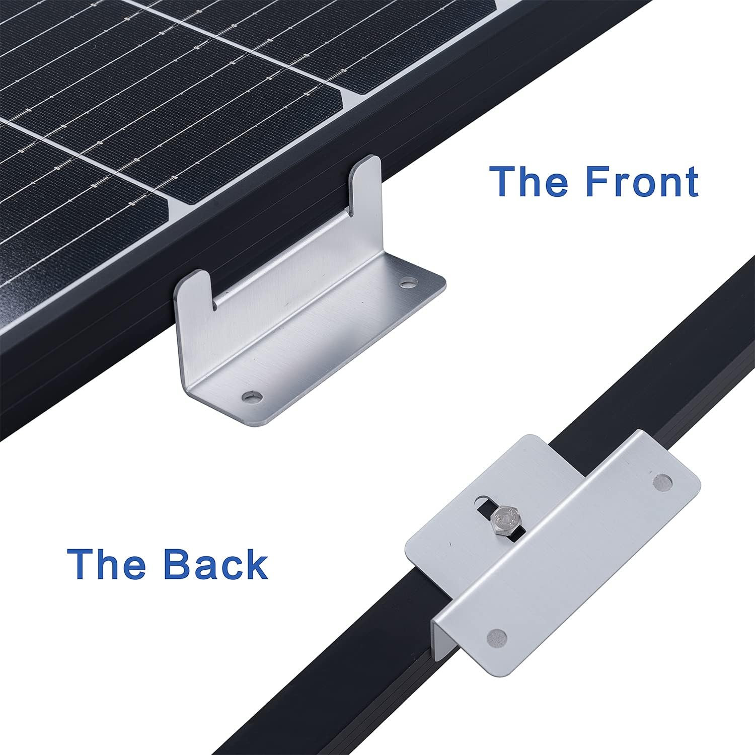 Solar Panel Mount Z Brackets, 4 Sets 16 Units Solar Panel Mounting