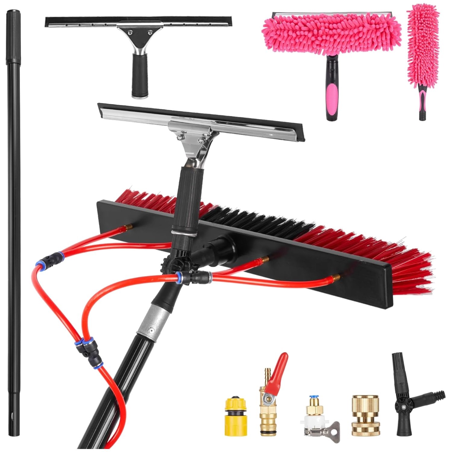 Solar Panel Cleaning Kit – Extendable Pole & Brush