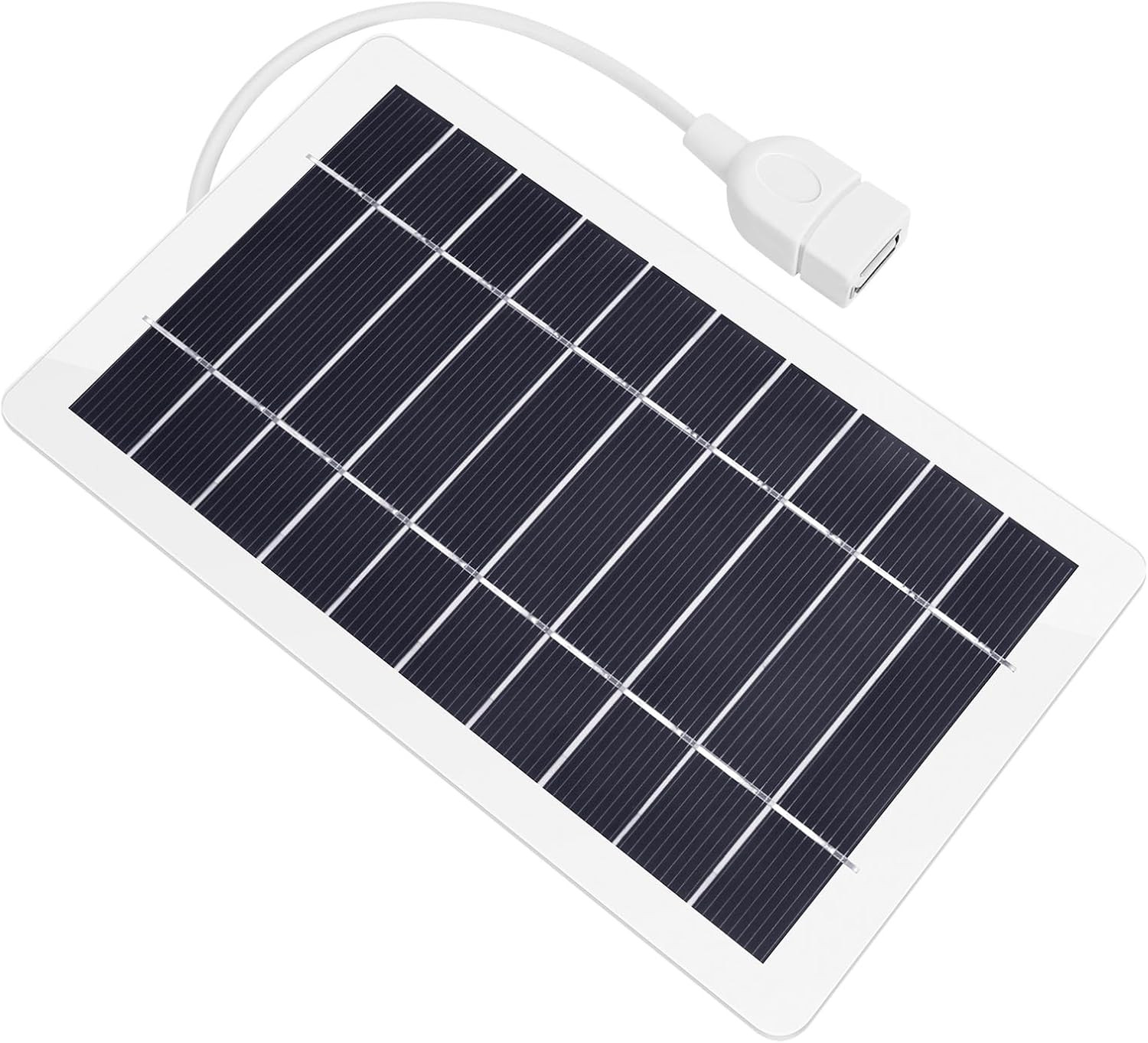 Portable USB Solar Panel Charger 5V 5W for Camping Hiking Travel
