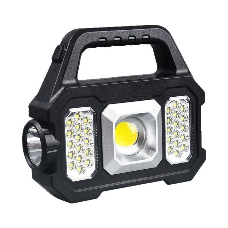 ABS Solar LED Spotlights Lantern With COBs Technology For Camping Adventure