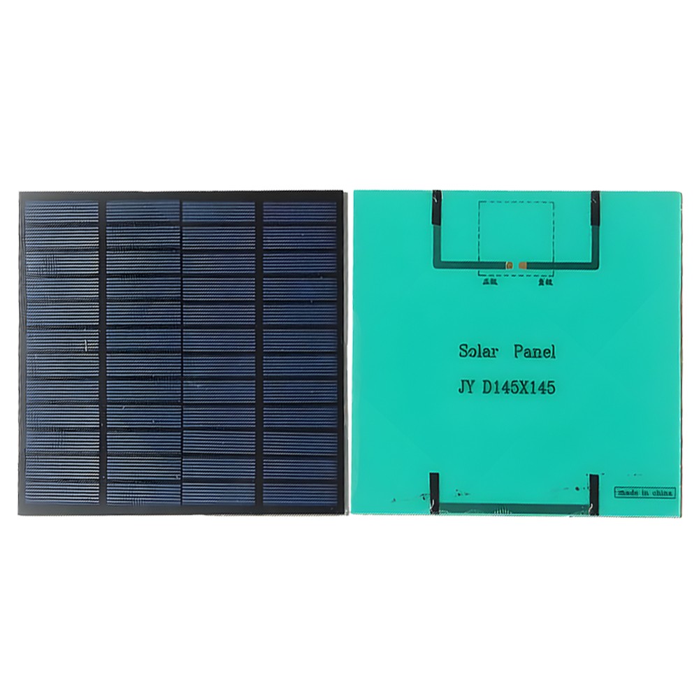 3 Watts Solar Panel 18.6 Percent High-Efficiency Polysilicon Power Charger YMDU