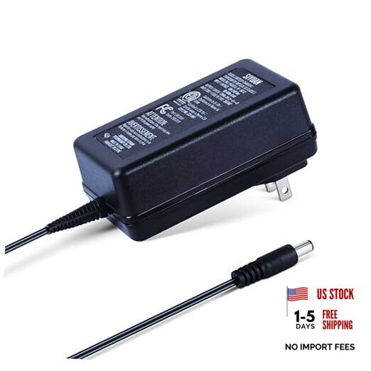 SiYuan Generator Battery Charger, 12V 2A Output, 5.5mm/2.1mm Connector,