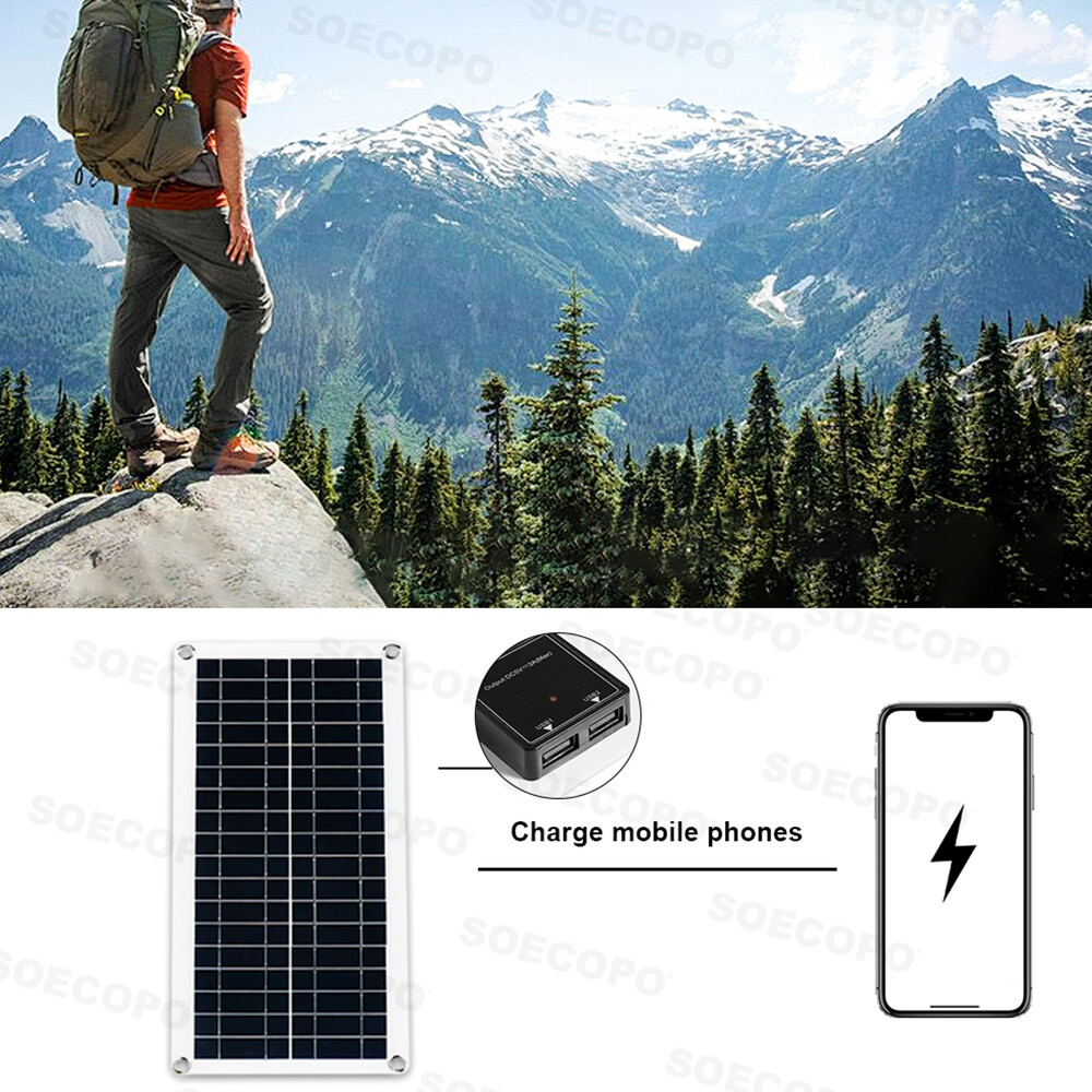 10000W Power Inverter Solar Generator W/ 200W Solar Panel Home Complete Kit
