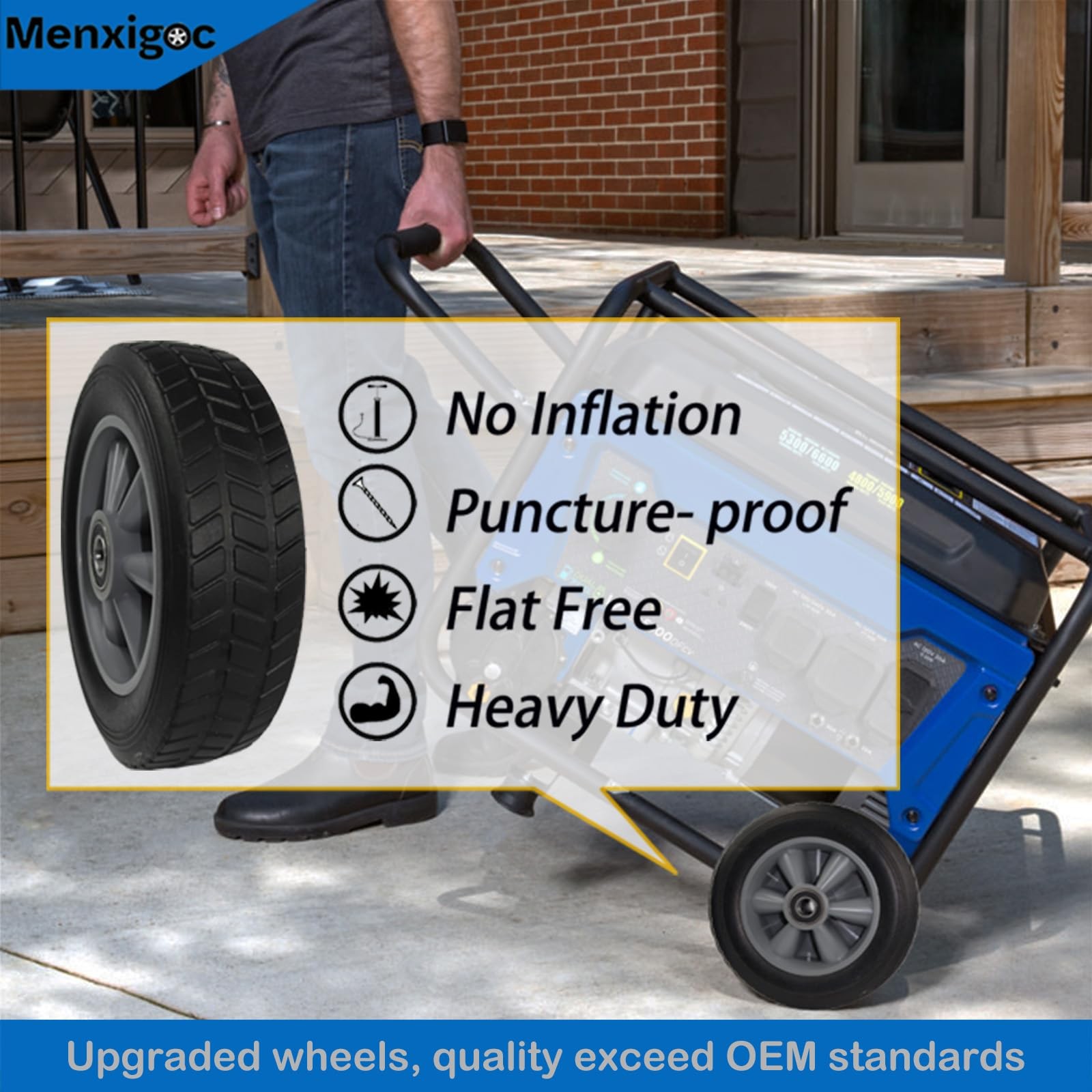 Outdoor Power Equipment WGen3600 Series Portable Generator Never-Flat Wheel NEW
