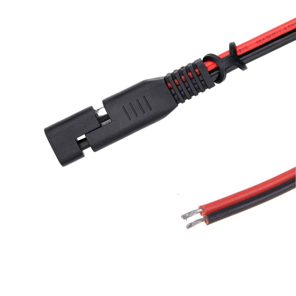 SAE Connector DC Power Extension Cable 16 AWG Automotive Battery Quick Discon…