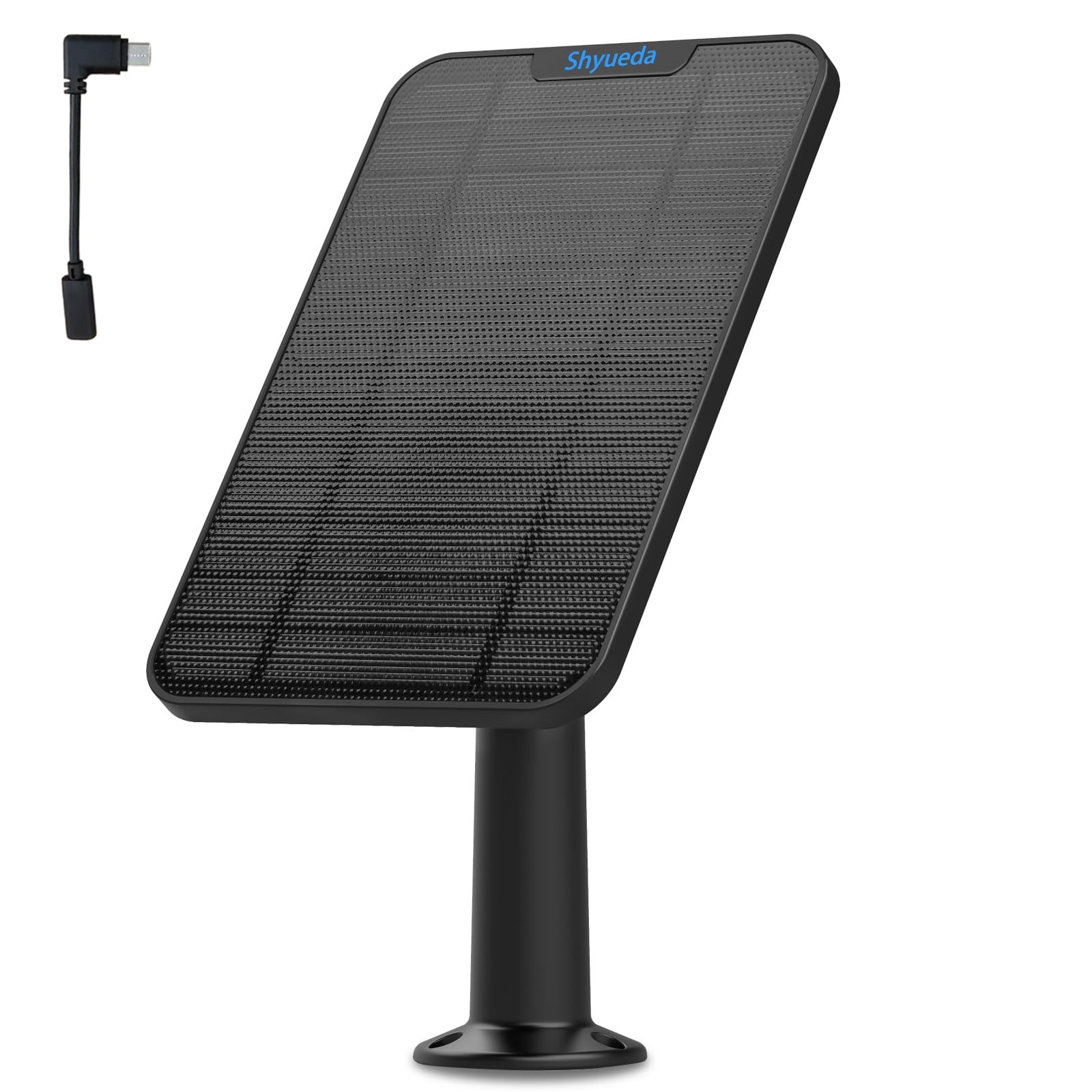 Eufycam Solar Panel 13.1ft Cable IP65 Waterproof Charging Eufycam 2/3 E20/E40