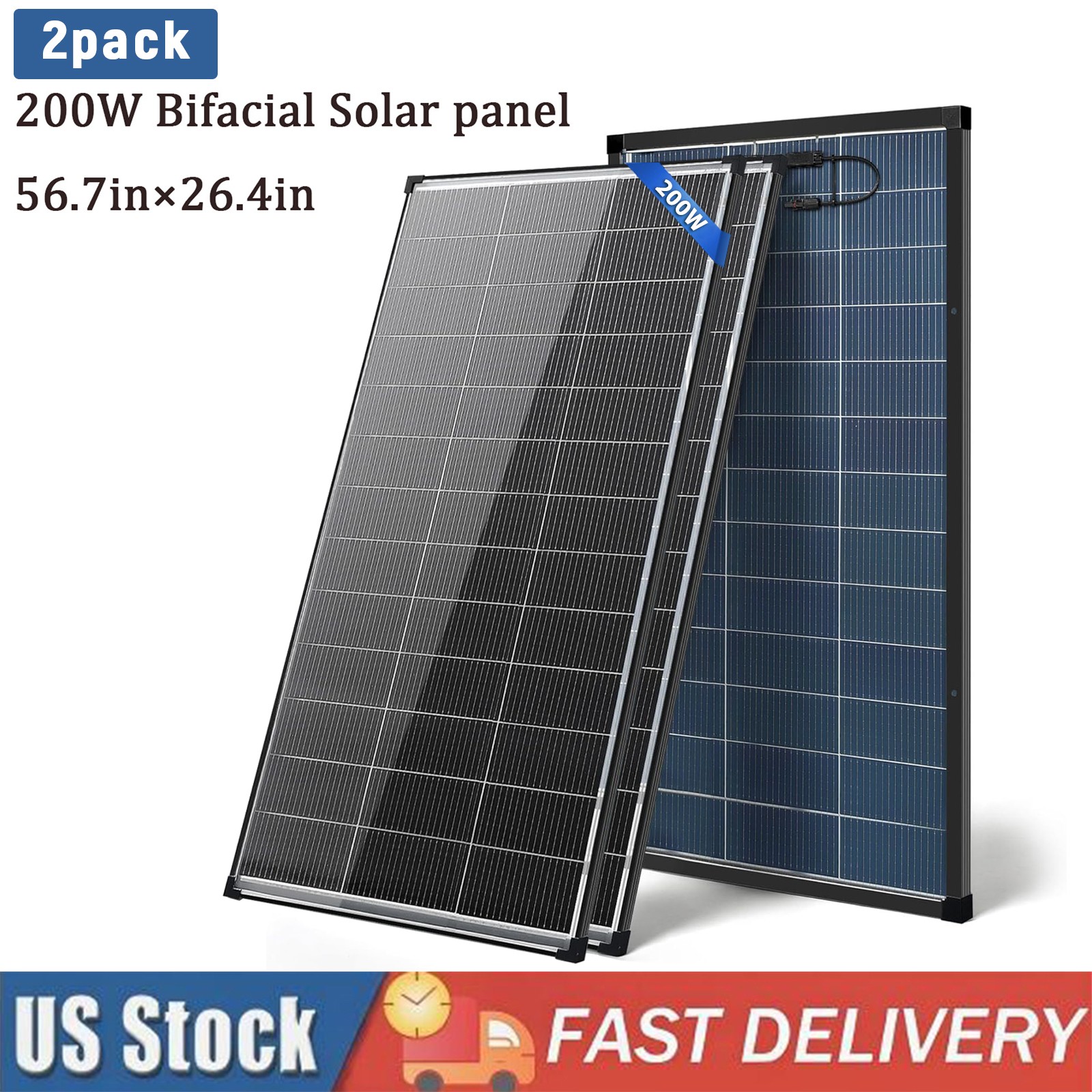 Solar Panel 800W(200W*2) Monocrystalline N-Type