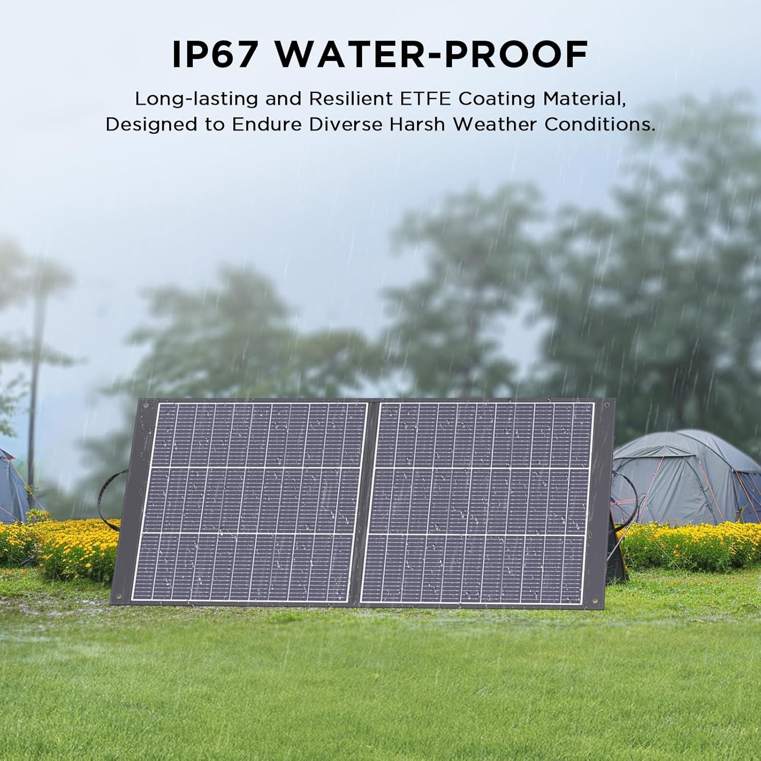 ZOUPW 100W Portable Solar Panel Foldable 25% Efficient Jackery