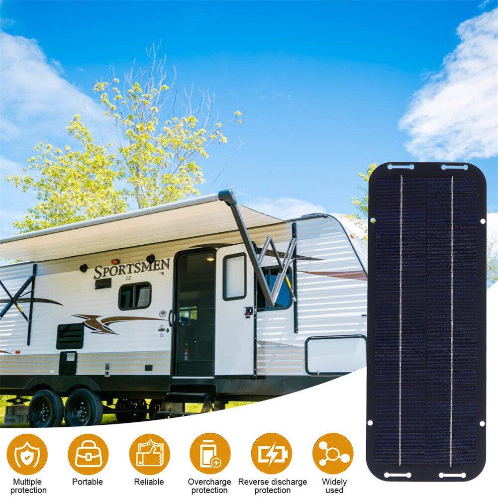 Solar Panel 12V Trickle Charger Battery Charger 30W Kit Maintainer Boat Car RV