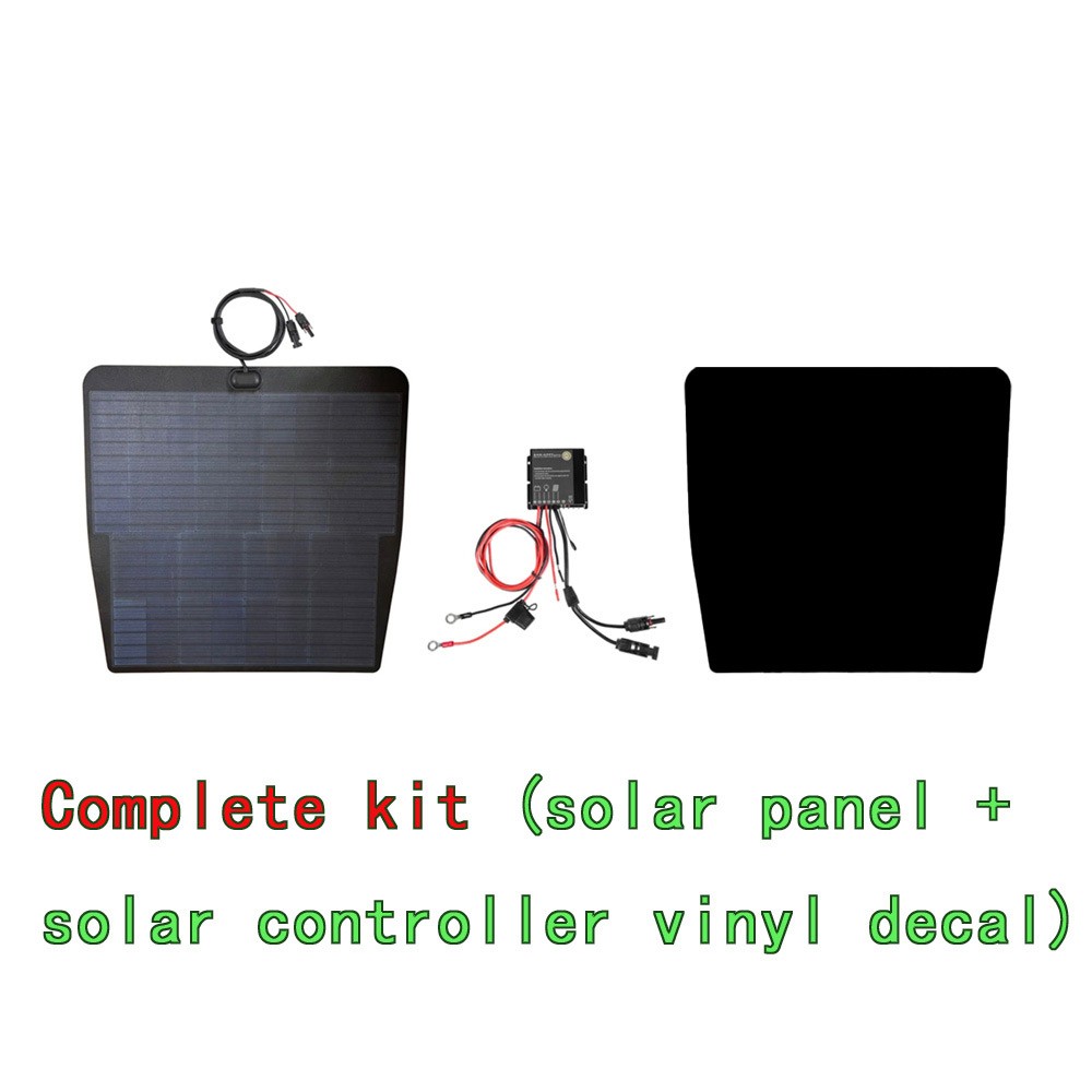 Lensun 85W 12V Hood Flexble Solar Panel for GMC Sierra 1500 (2019-2022)