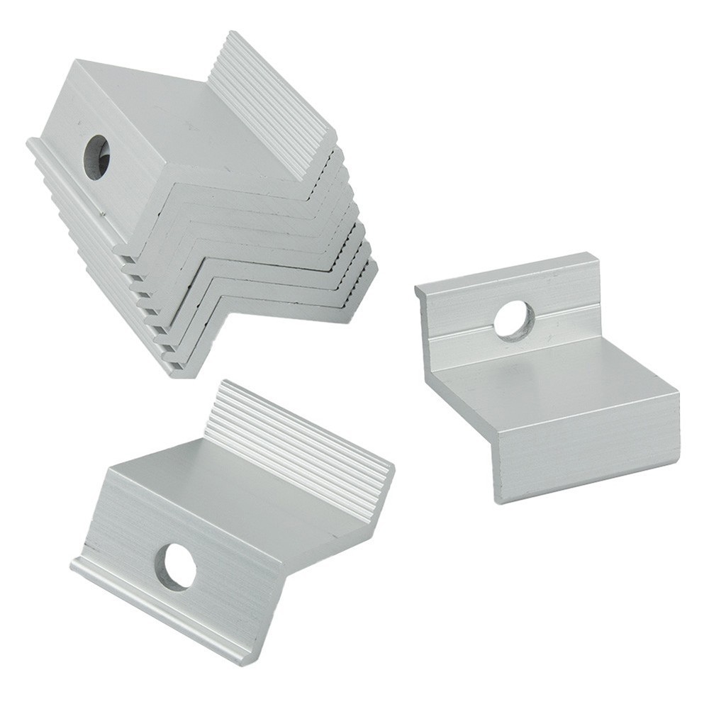 10Pcs Solar Panels Mid Clamps for Unistrut Aluminium Panel Brackets 30Mm/35Mm US