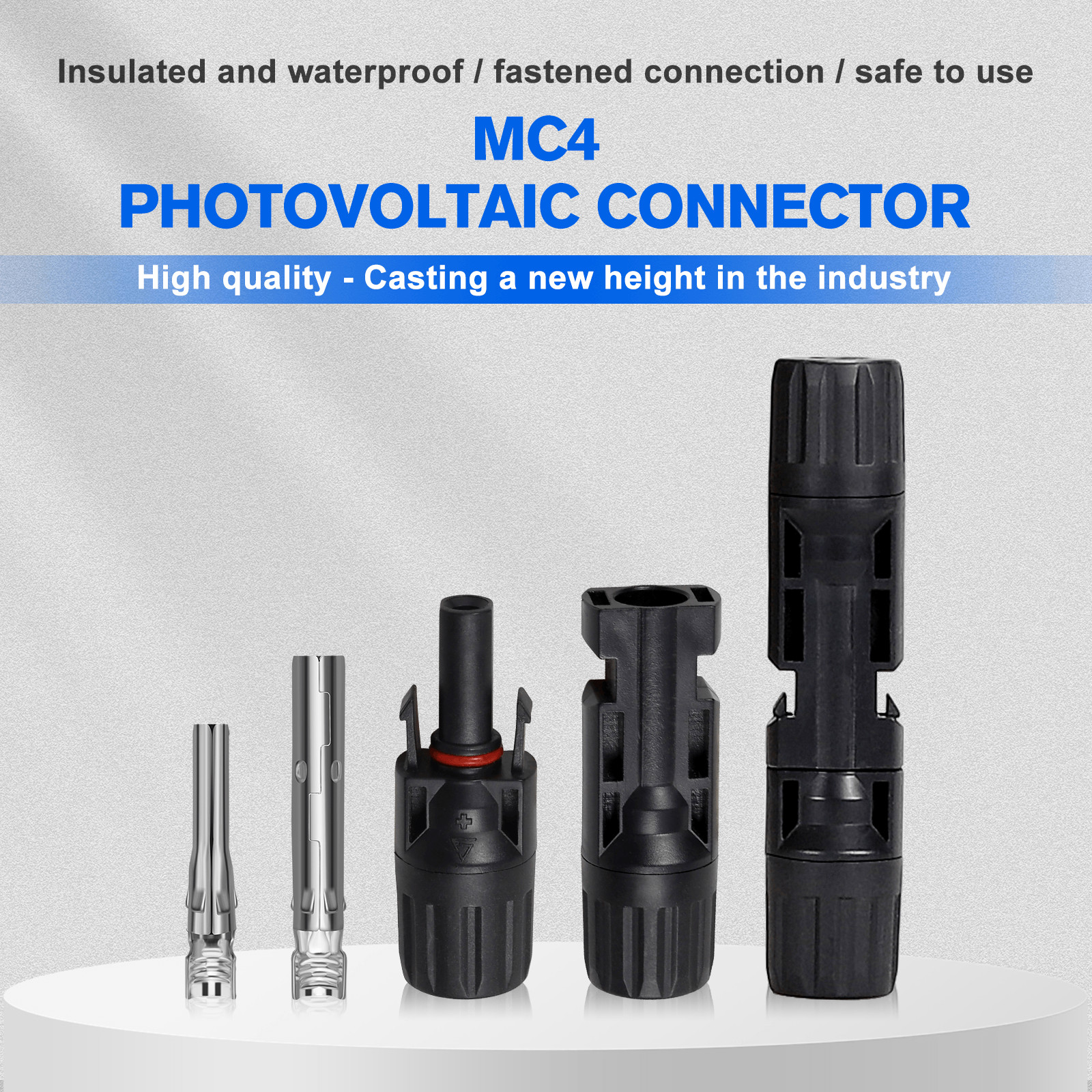20 Sets Male Female M/F Solar Cable Connectors Wire Solar Panel 30A Waterproof