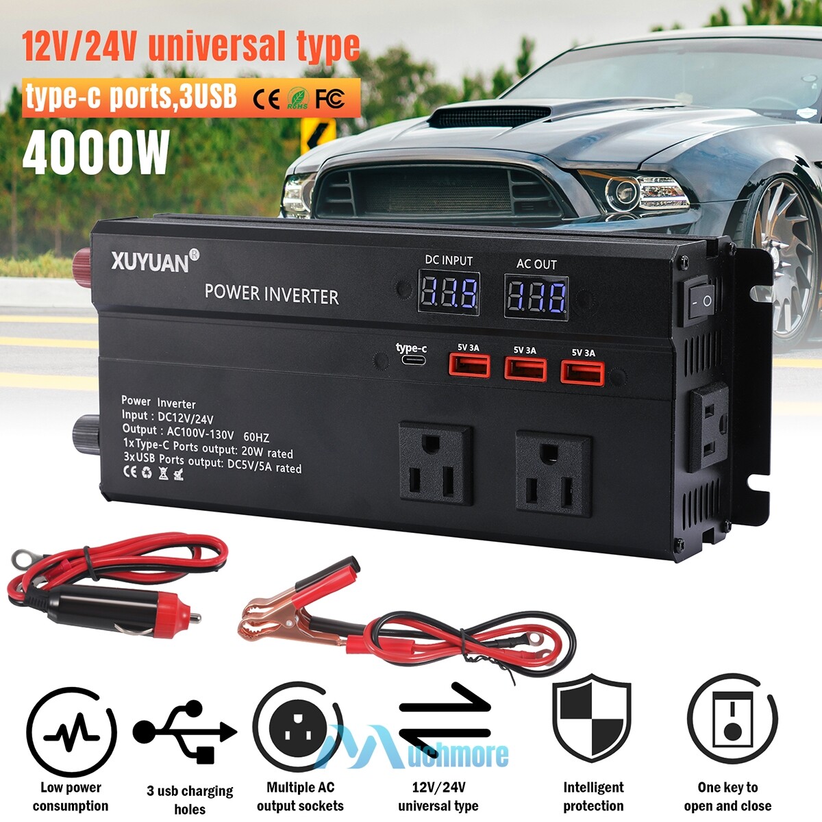 4000W Complete Solar Panel Kit 400W Solar Power Generator 30A 110V Grid System