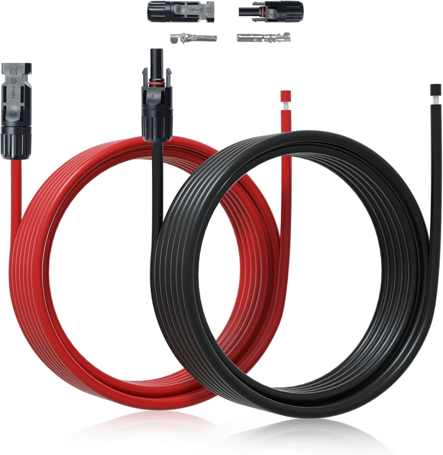 Solar Panel Extension Cable for Home, Boat, Solar Panels, Car(10 AWG-40Ft)