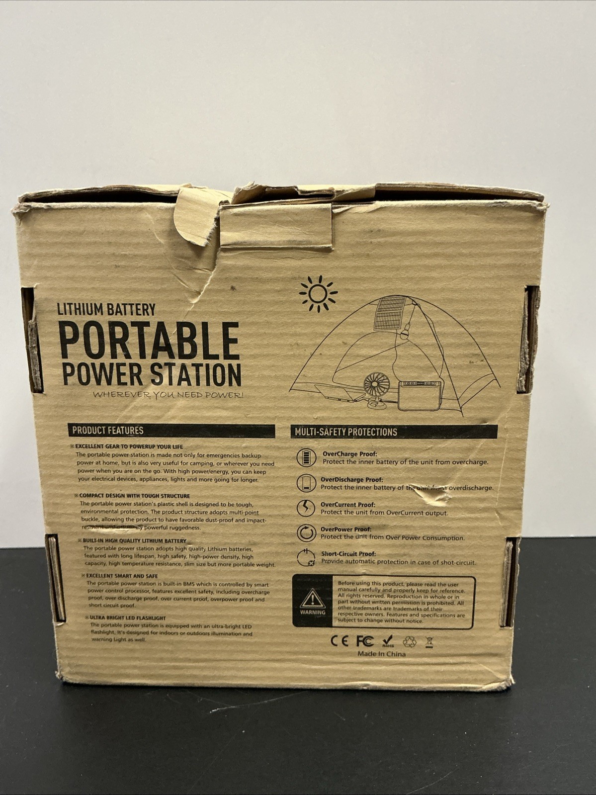 Takki 88.8Wh Portable Power Station Lithium Battery Solar Generator Power Bank