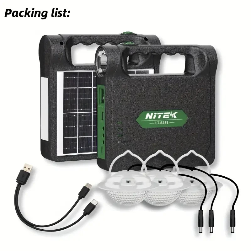 Portable Power Station 6000mAh Solar Generator Perfect for Home RV or Camping