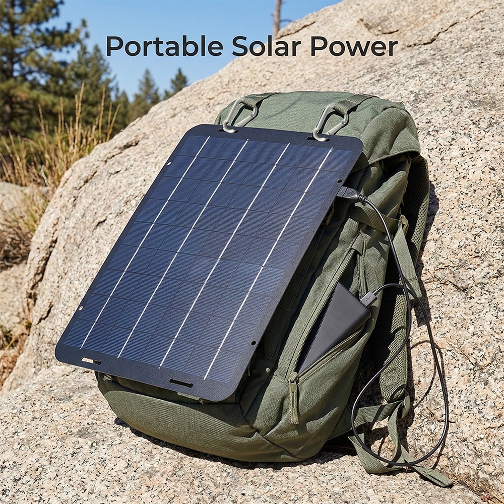 30W Solar Panel Trickle Charger Battery 12V Charger Kit Maintainer Boat Car RV