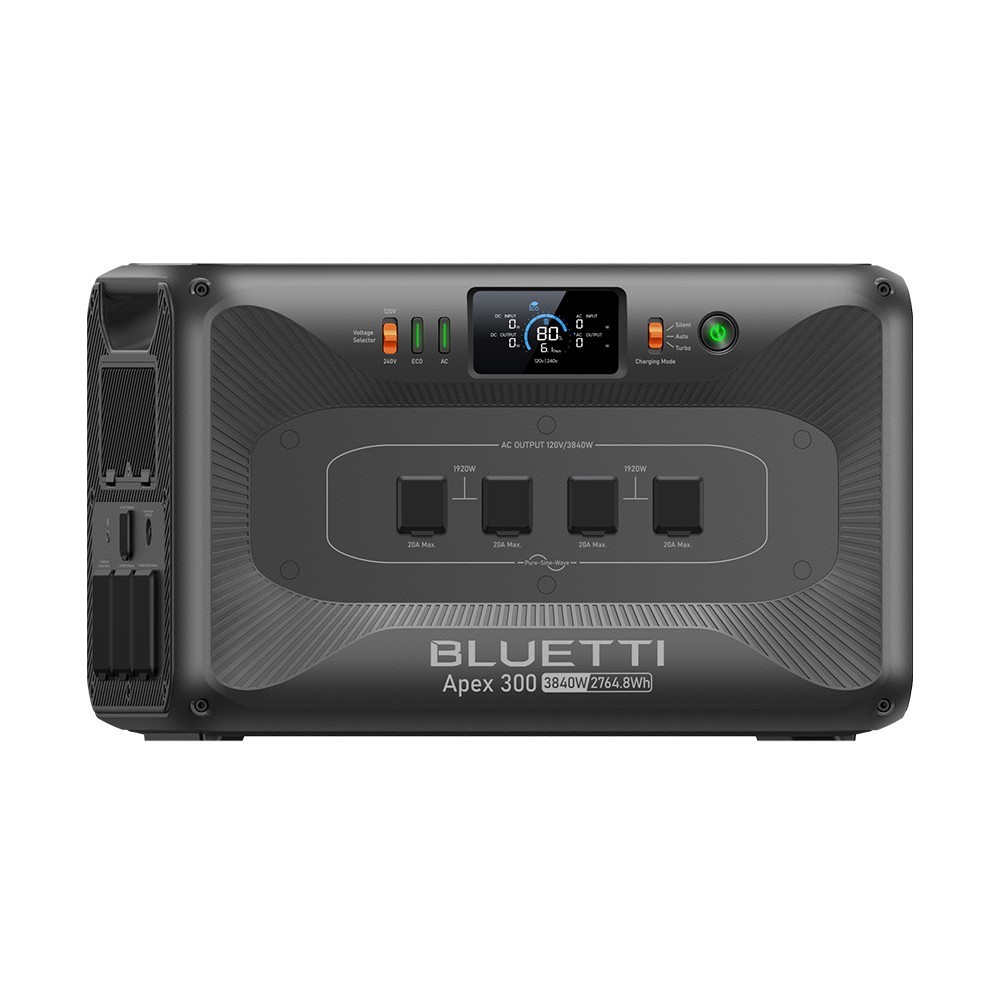 BLUETTI Apex 300+B300K+Hub D1 2764Wh Portable Power Station forEmergency Use