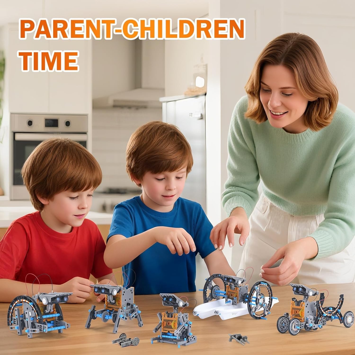 12-in-1 Solar Robot Kit for Kids Age 8-12 STEM Educational Science Building