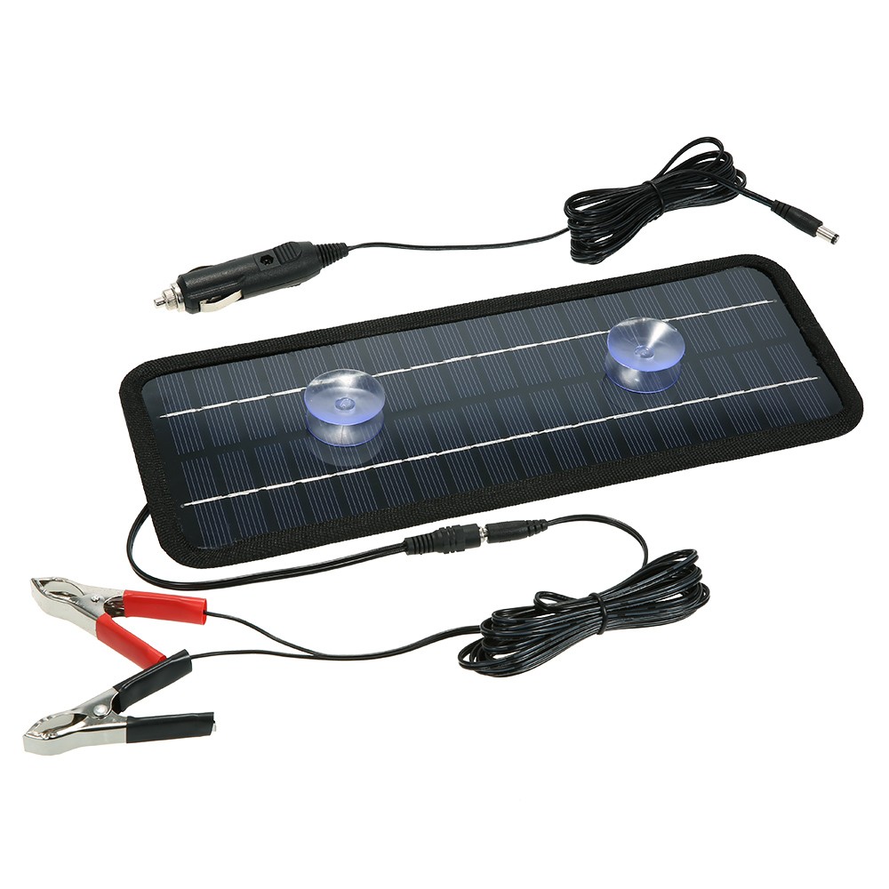 4.5W Portable Solar Panel Car Boat Backup G0I0