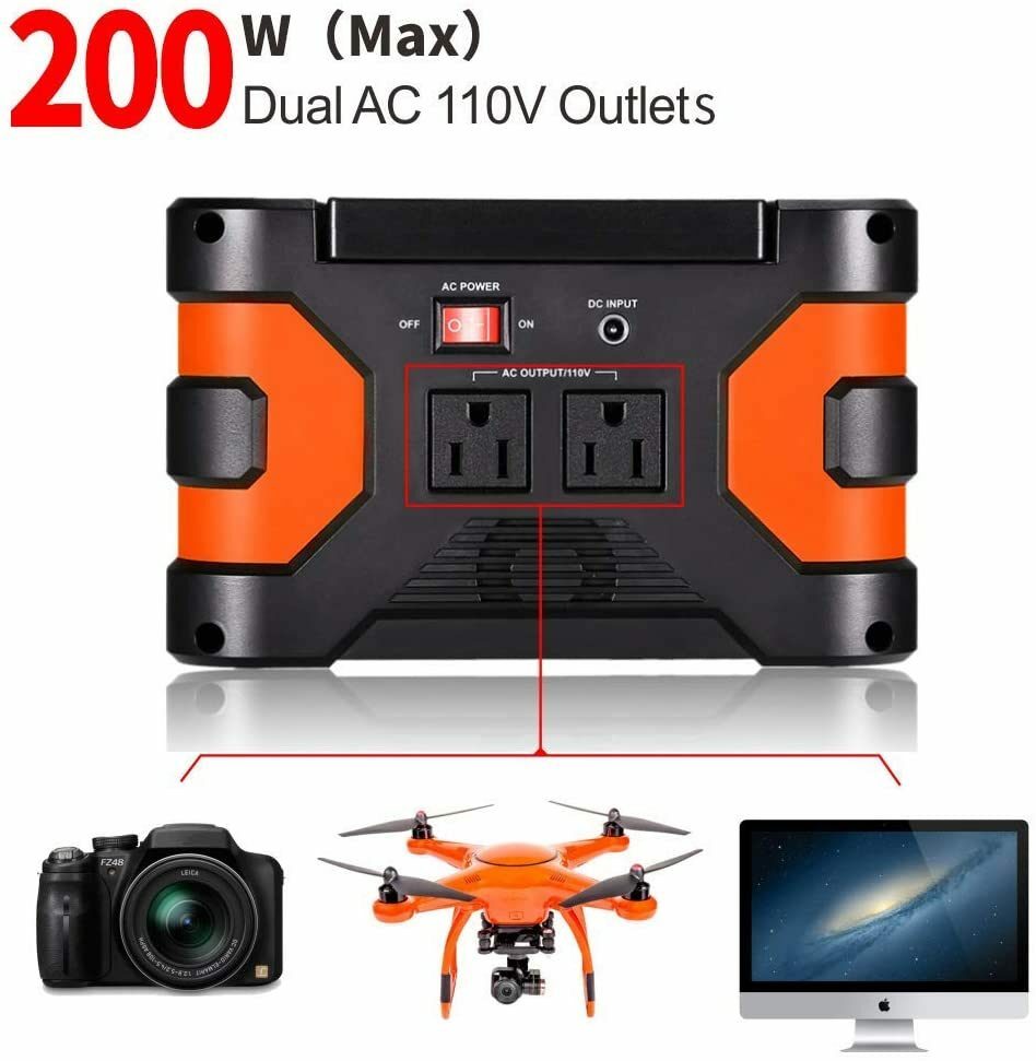 200W Power Station Flashfish 166Wh 45000mAh Backup Power