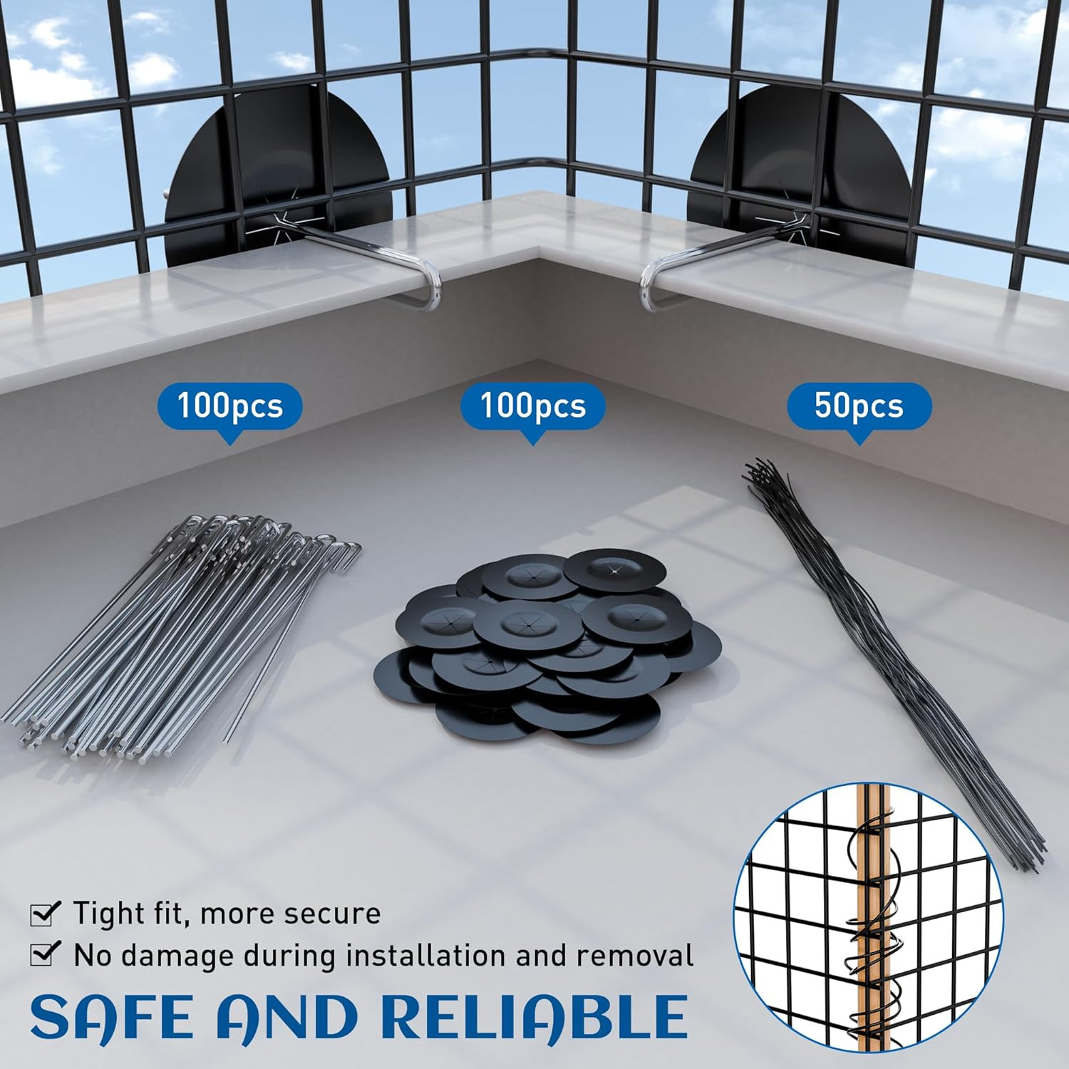 ZeroPone 8inch x 100ft Solar Panel Bird Guard, Critter Guard for Solar Panels wi