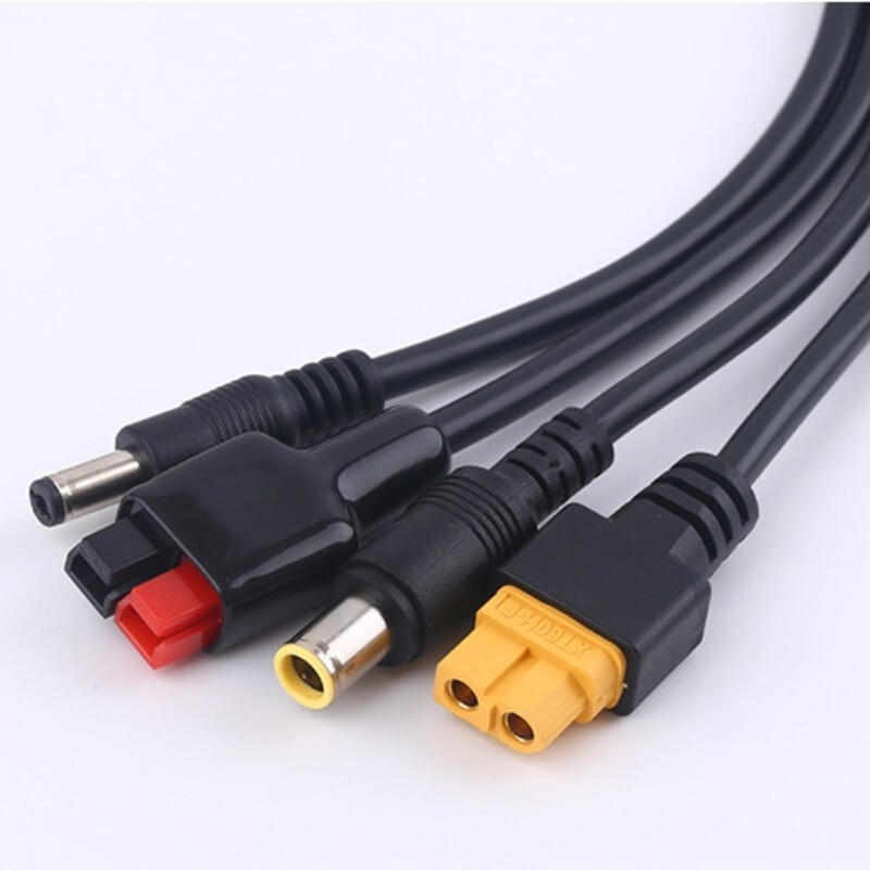 4-in-1 Solar Connector Extension Cable Splitter Solar Adapter to XT60（3ft）