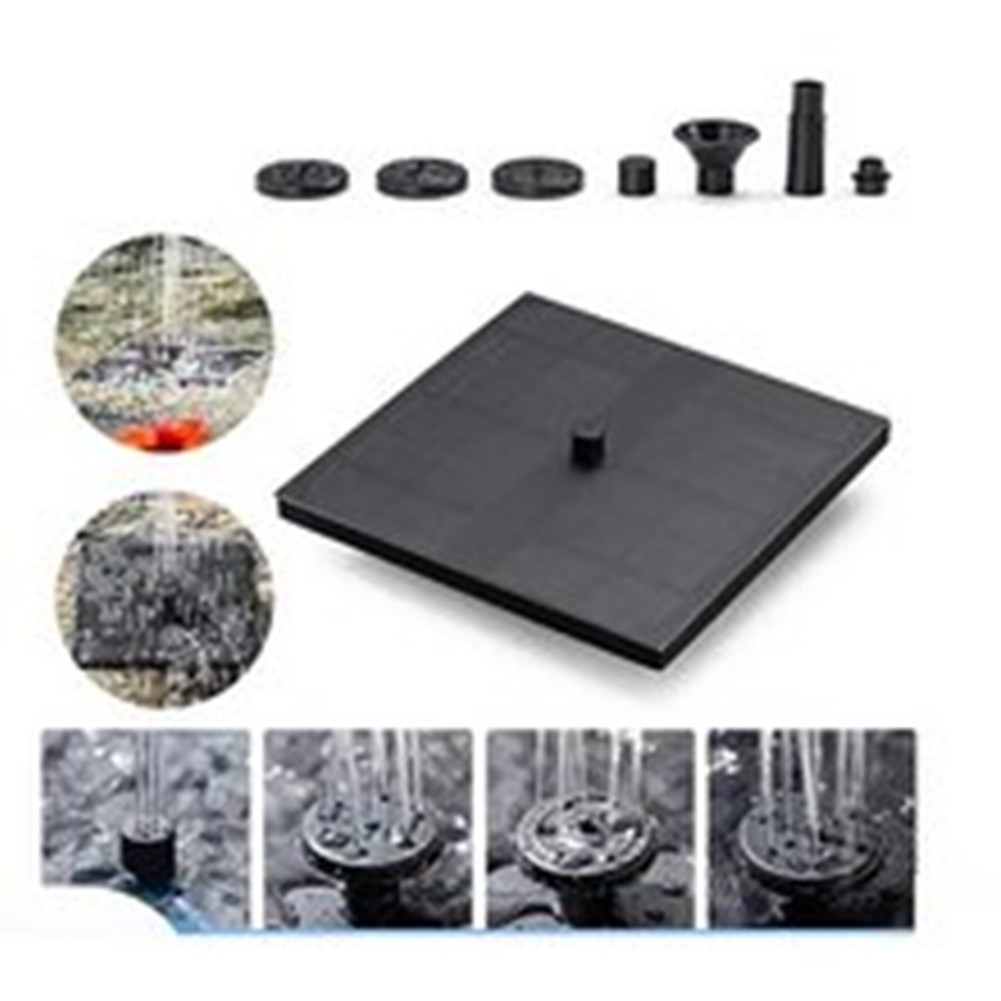 1 4W Solar Powered Water Pump for Garden Pond Bird Bath Adjustable Spray